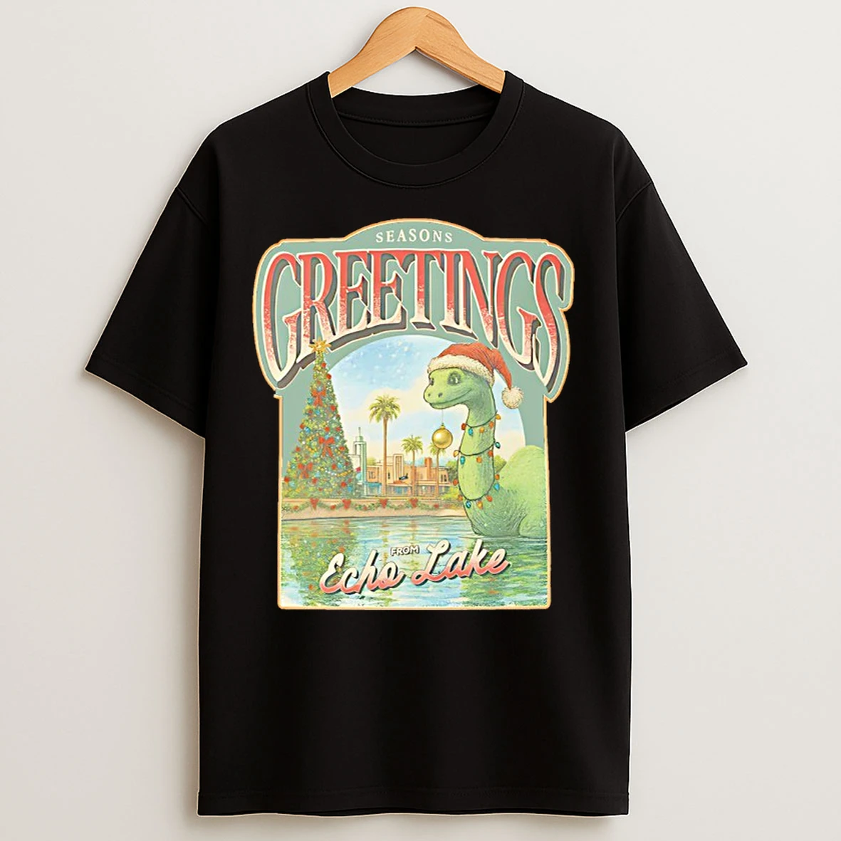 Classic Seasons Greetings From Echo Lake Christmas 2025 T Shirts