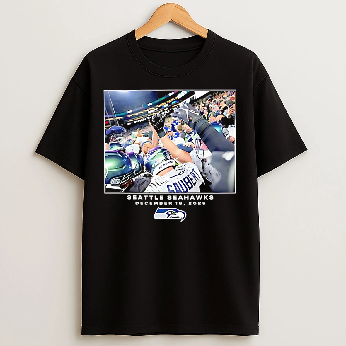 Classic Seattle Seahawks Eric Saubert Nfl Flash Features Week 16 2025 T Shirts