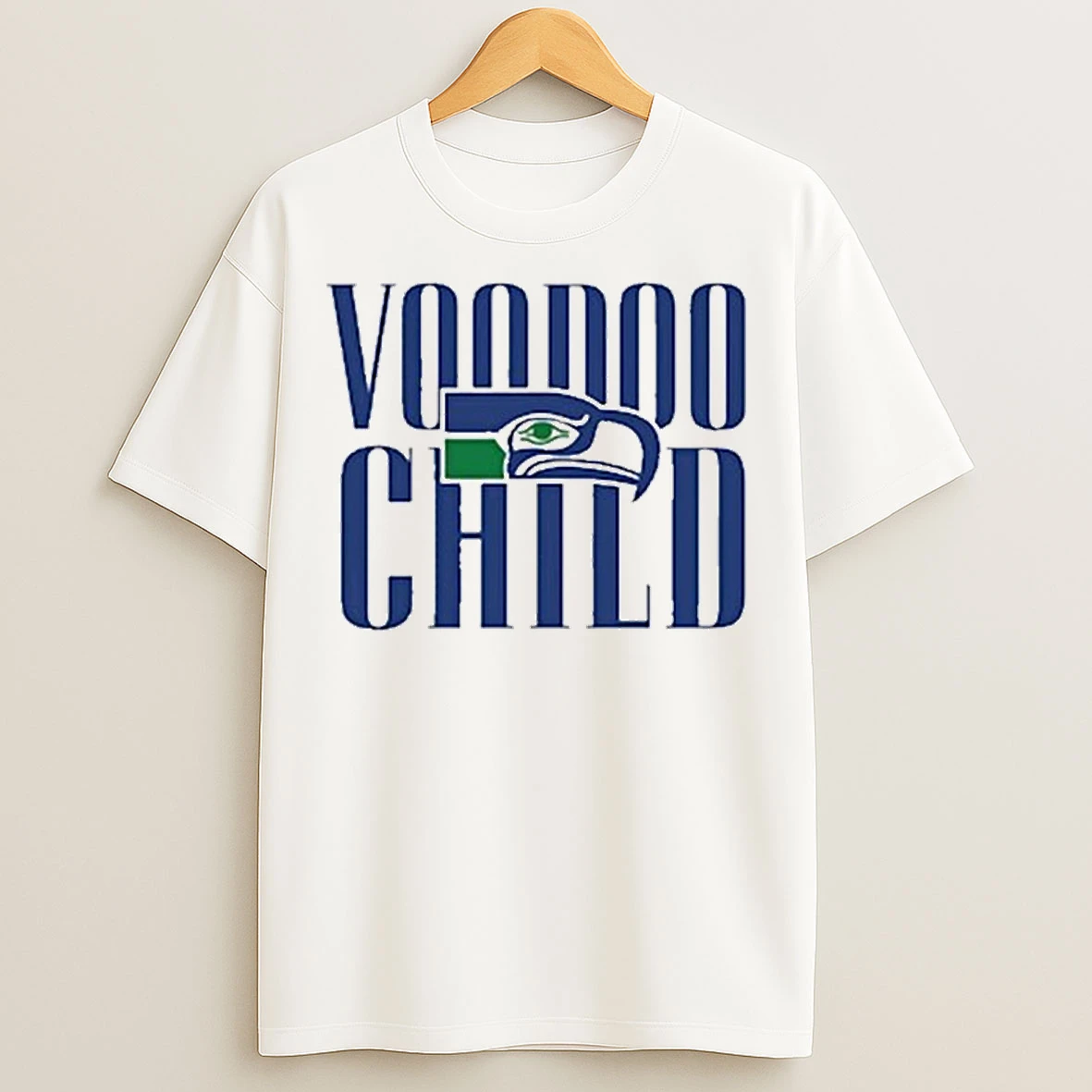 Classic Seattle Seahawks Jimi Hendrix Voodoo Child T Shirts