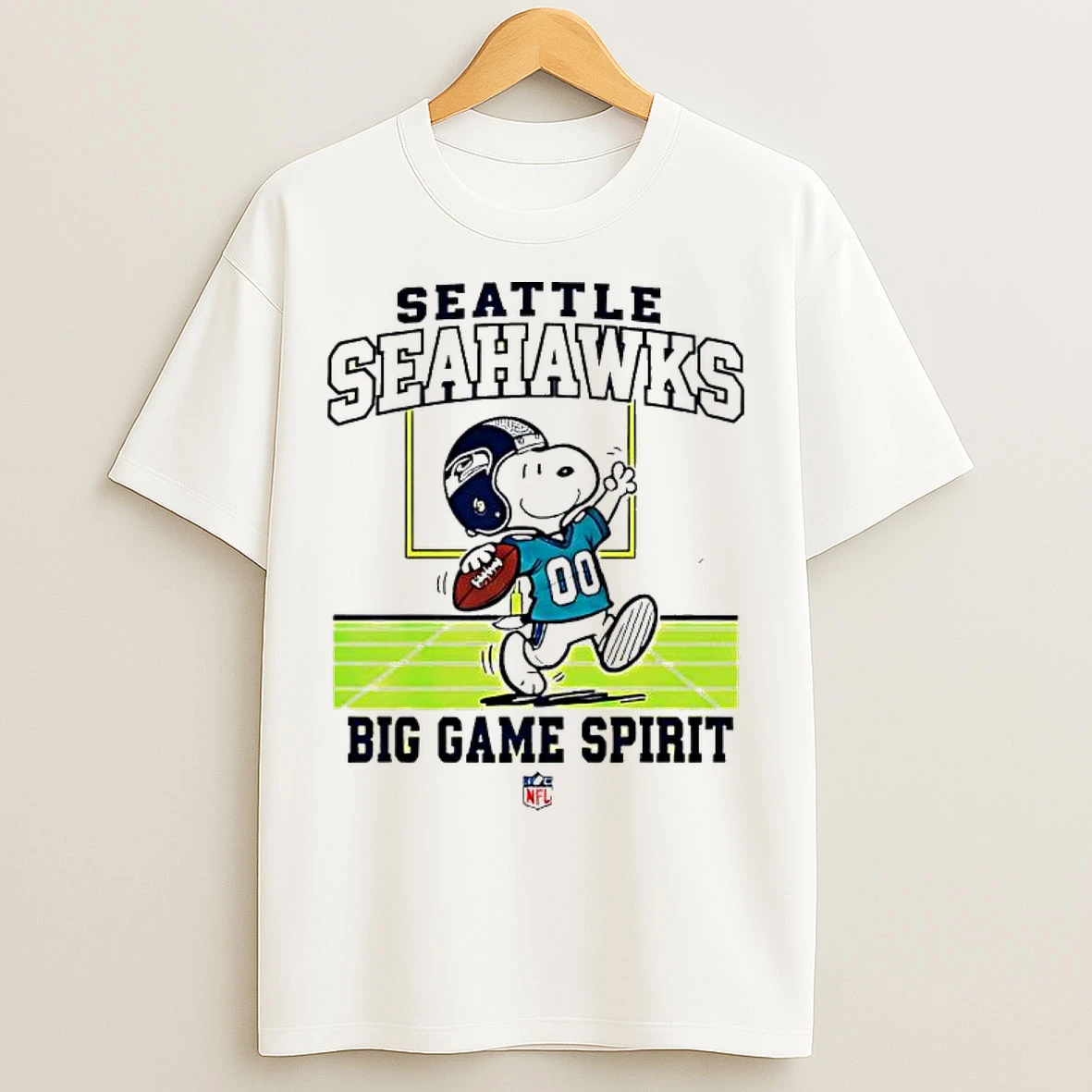 Classic Seattle Seahawks Snoopy Peanuts Big Game Football Spirit T Shirts