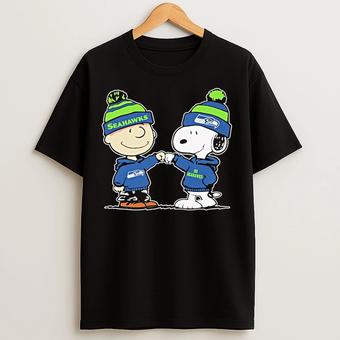Classic Seattle Seahawks Snoopy And Charlie Brown Best Friends T Shirts