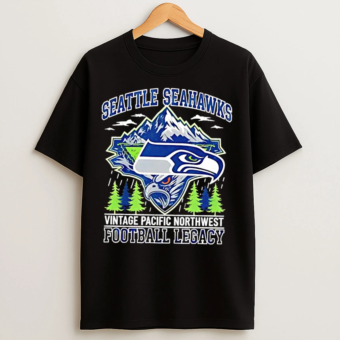 Classic Seattle Seahawks Vintage Pacific Northwest Football Legacy T Shirts