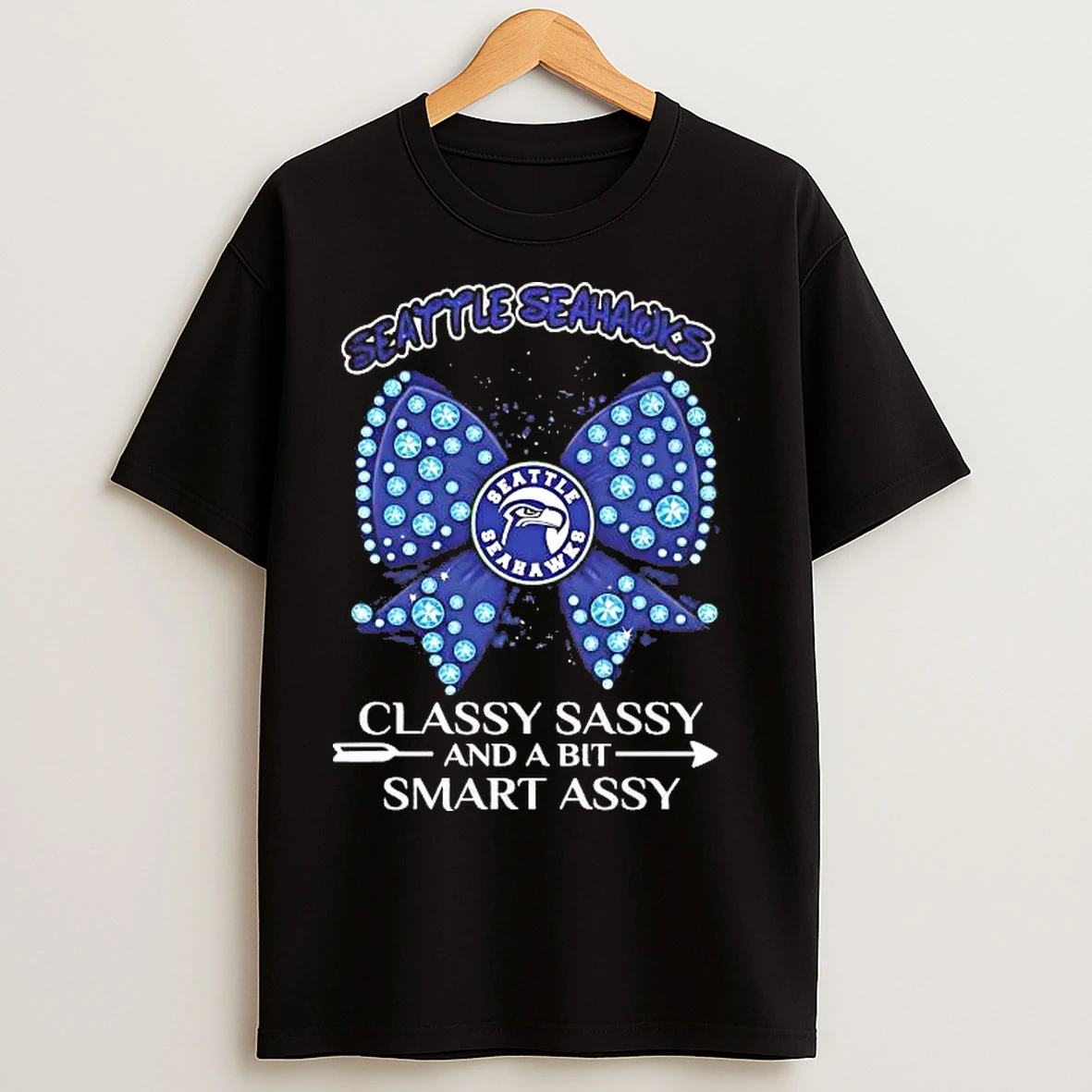 Classic Seattle Seahawks Classy Sassy And A Bit Smart Assy Bow Tie T Shirts