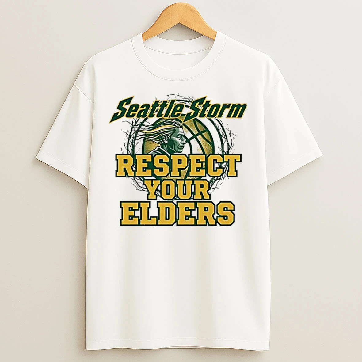 Classic Seattle Storm Respect Your Elders T Shirts