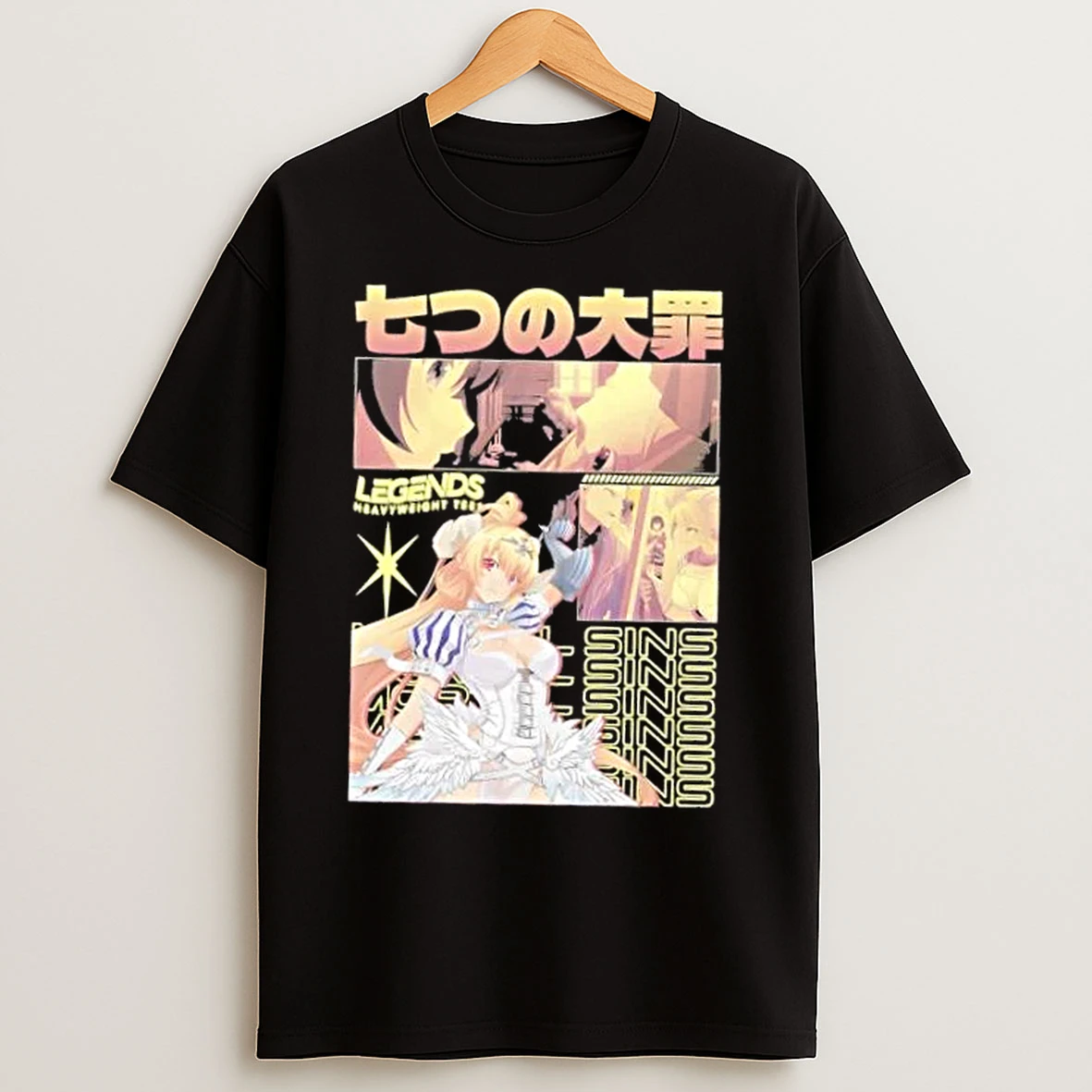 Classic Seven Deadly Sins Anime Graphic T Shirts