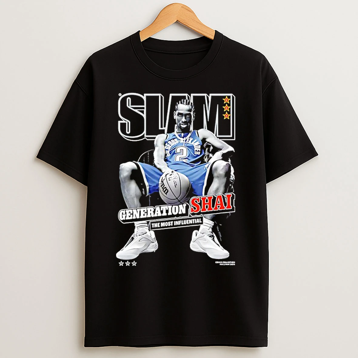 Classic Shai Gilgeous Alexander Generation The Most Influential Okc Thunder Slam T Shirts