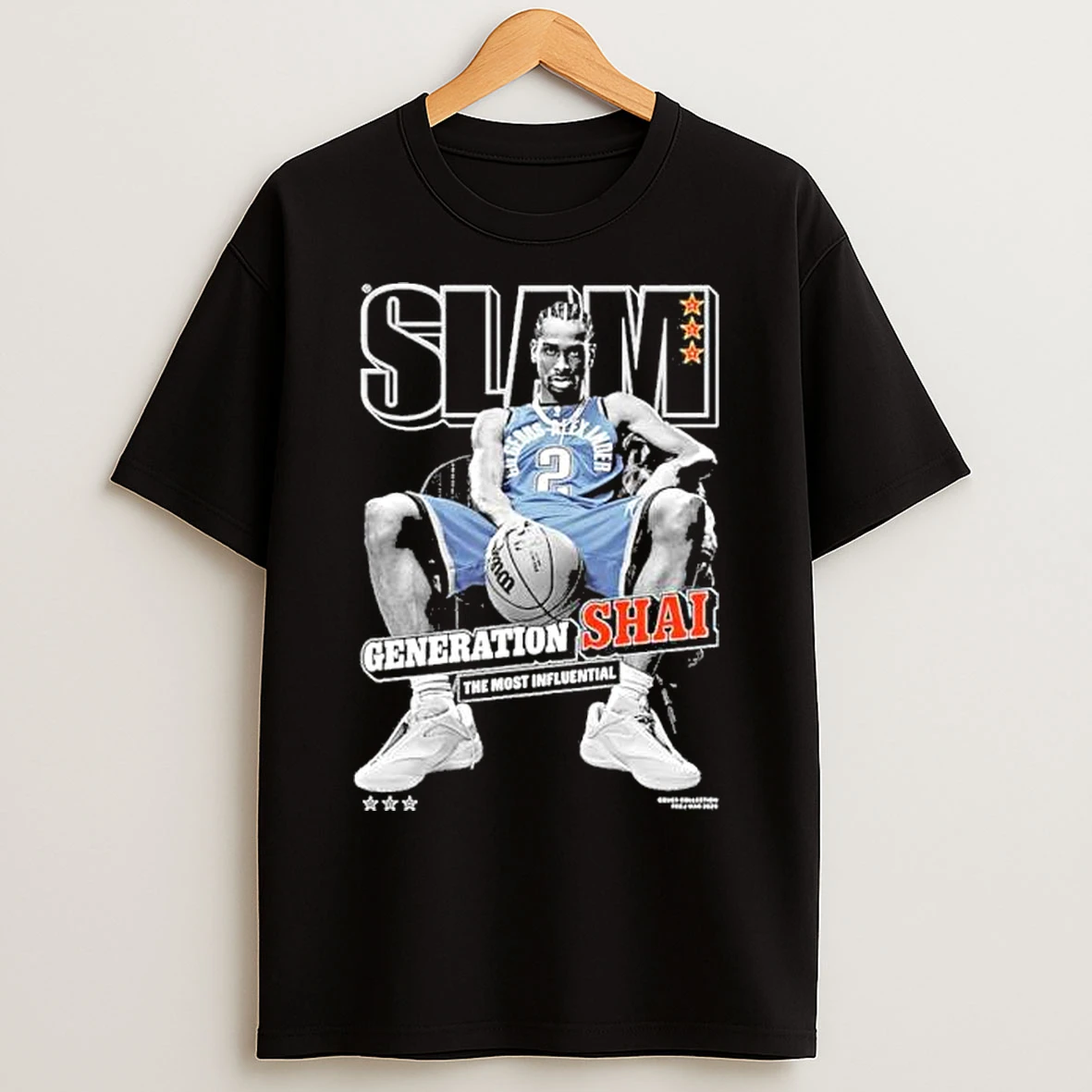 Classic Shai Gilgeous Alexander Oklahoma City Thunder Slam Generation Shai T Shirts