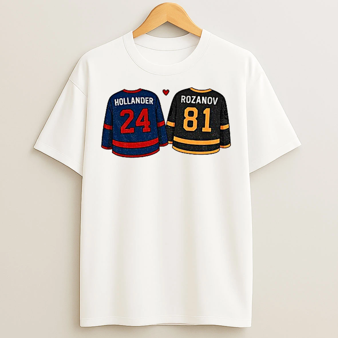 Classic Shane Hollander Ilya Rozanov Heated Rivalry Hockey Lovers T Shirts