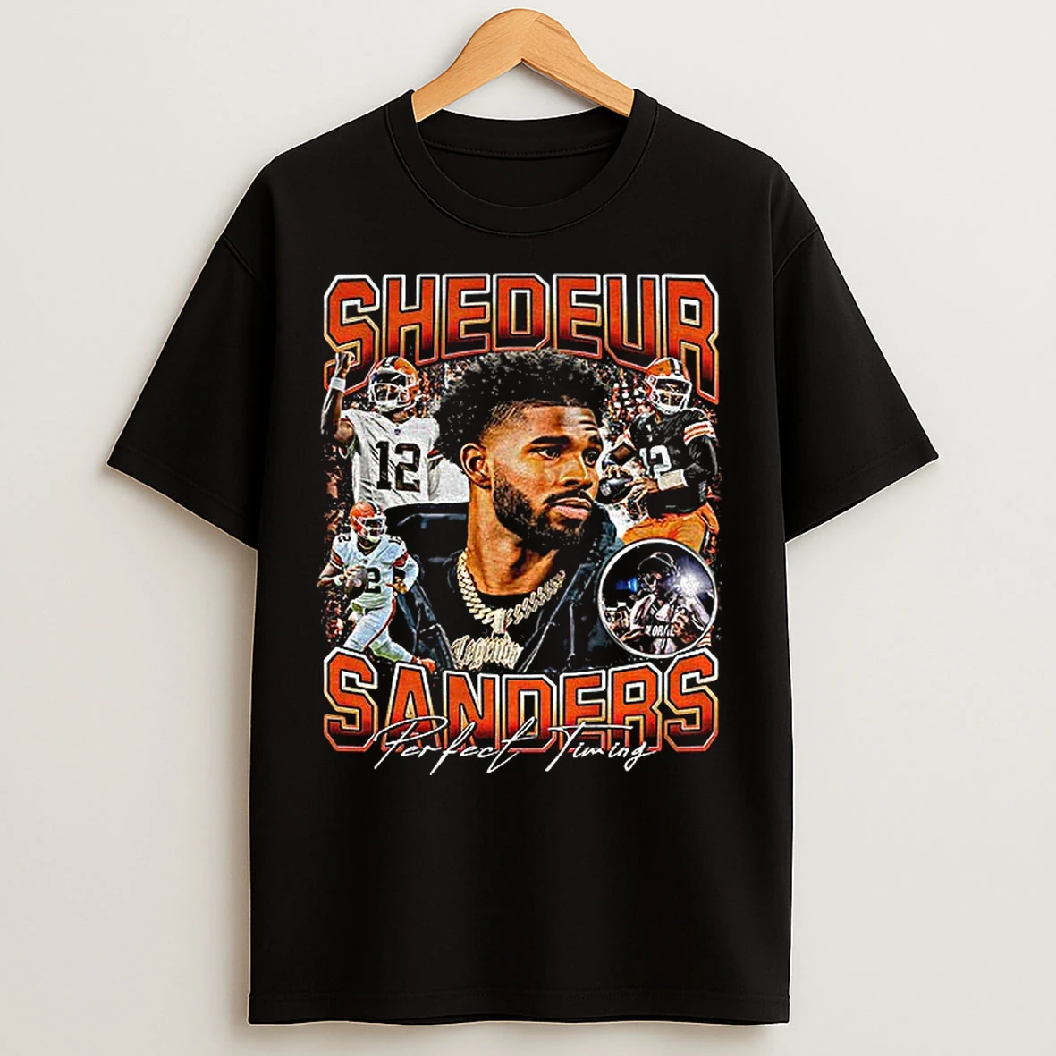 Classic Shedeur Sanders Cleveland Browns Nfl 2025 Champions Perfect Timing T Shirts