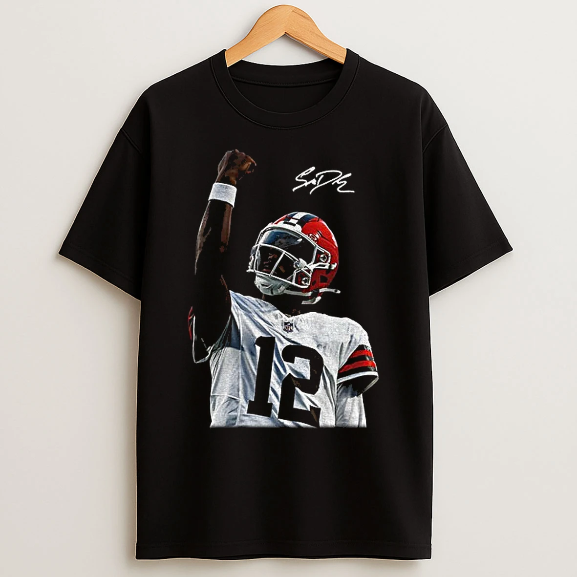 Classic Shedeur Sanders Celebration Cleveland Browns Nfl 2025 Champions Signature T Shirts