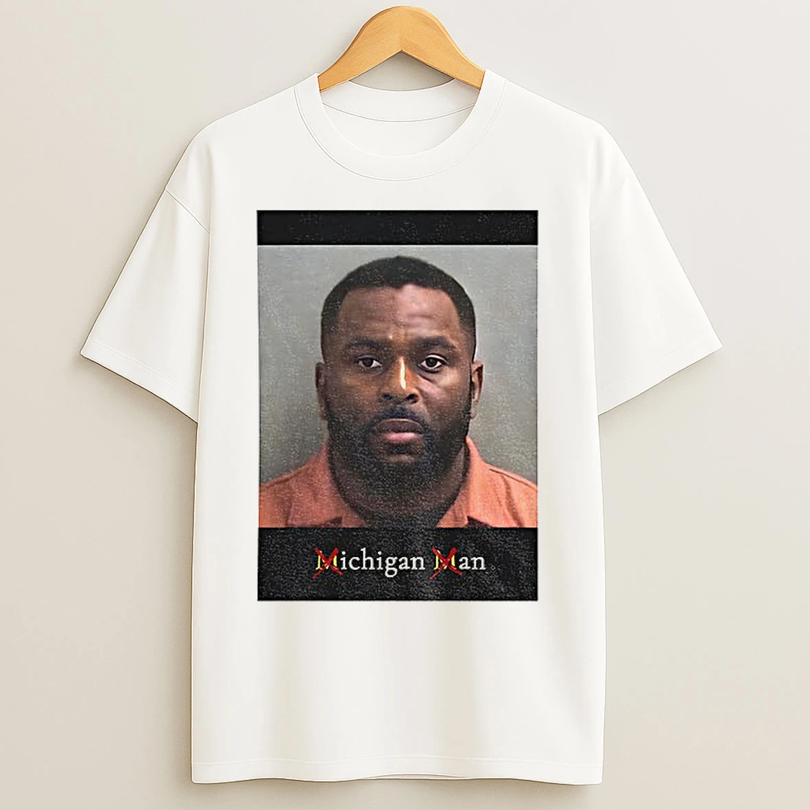 Classic Sherrone Moore Mugshot Coach Michigan Wolverines Football T Shirts