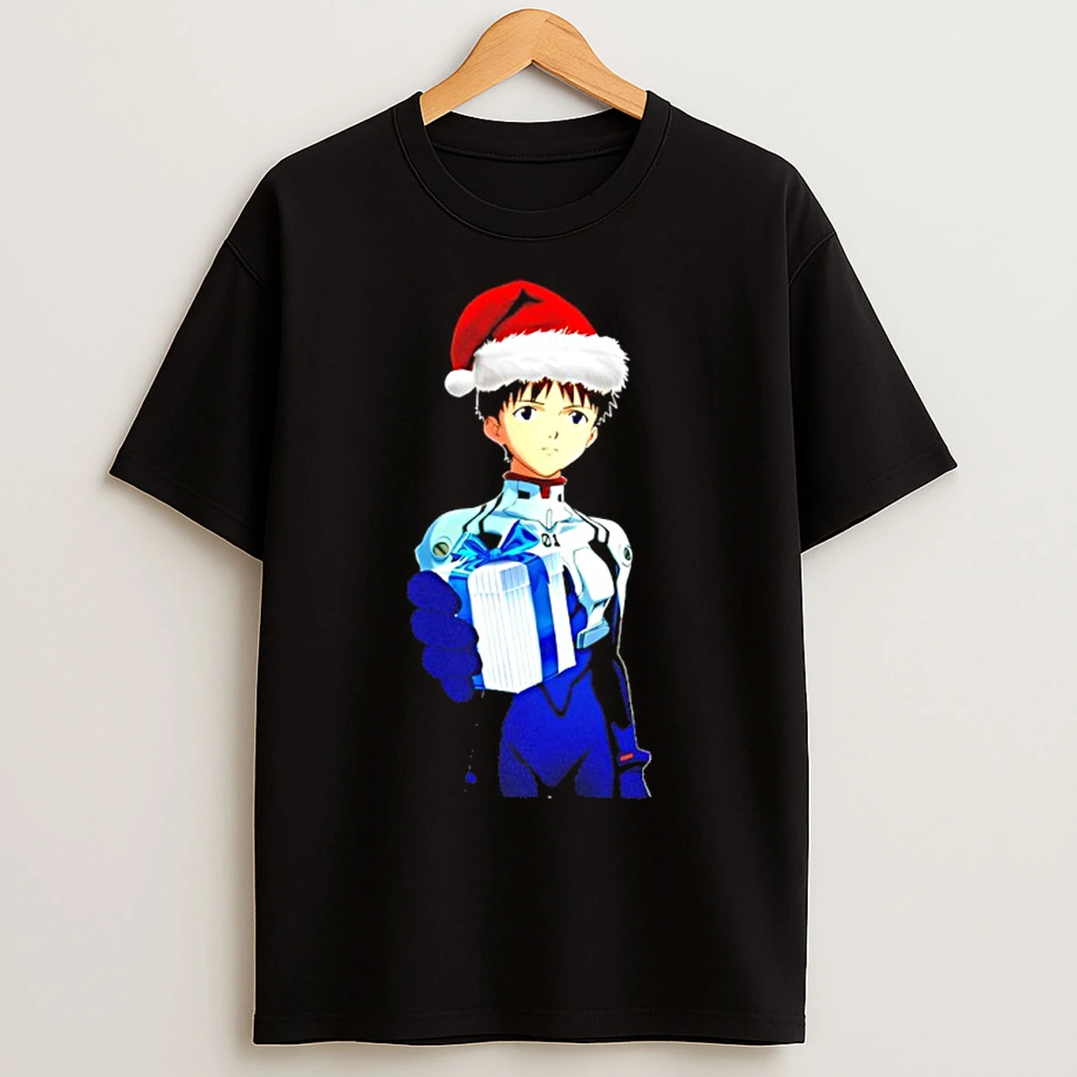 Classic Shinji Gift Christmas 2025 Anime T Shirts