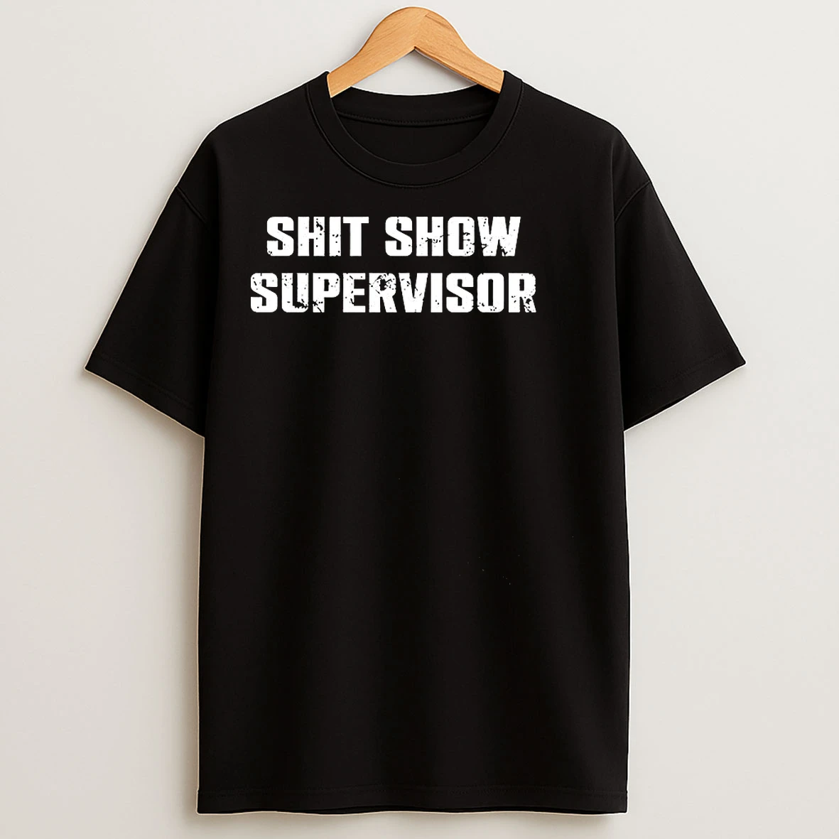 Classic Shit Show Supervisor Letter Meme T Shirts