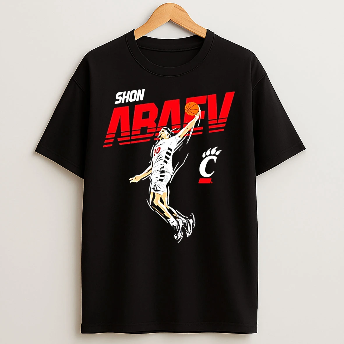 Classic Shon Abaev Cincinnati Bearcats Slam Dunk T Shirts