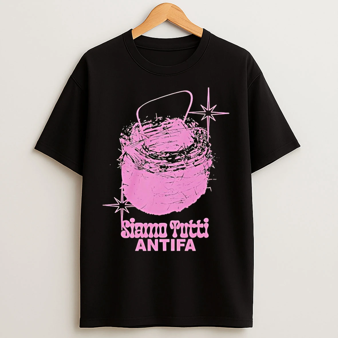 Classic Siamo Tutti Antifa T Shirts