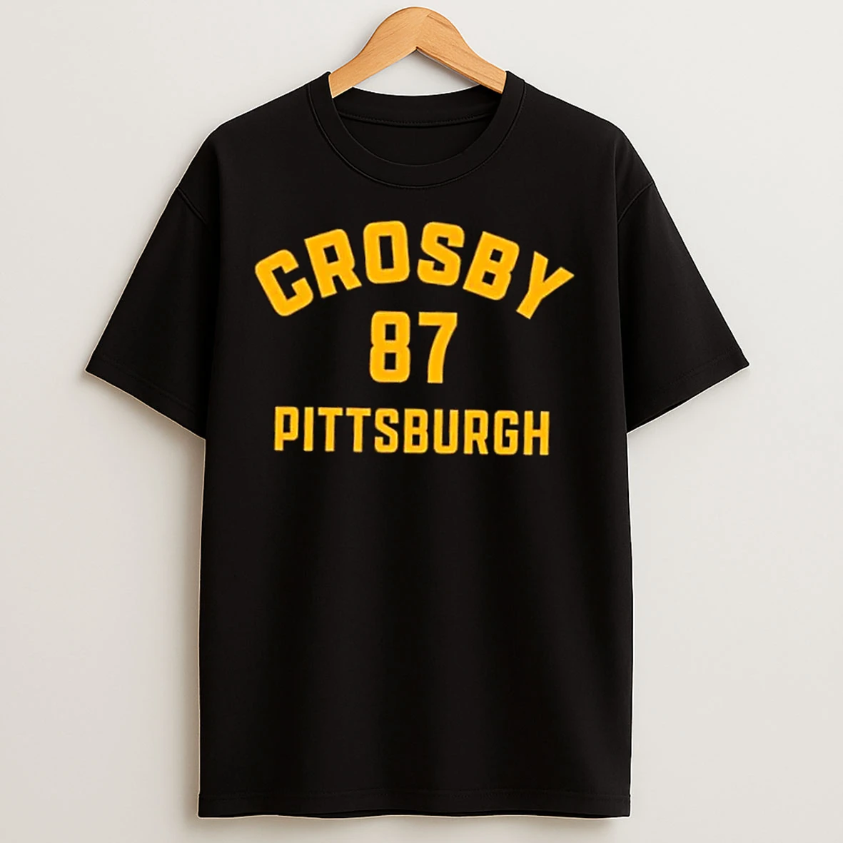 Classic Sidney Crosby Pittsburgh Name And Number 87 Hockey T Shirts