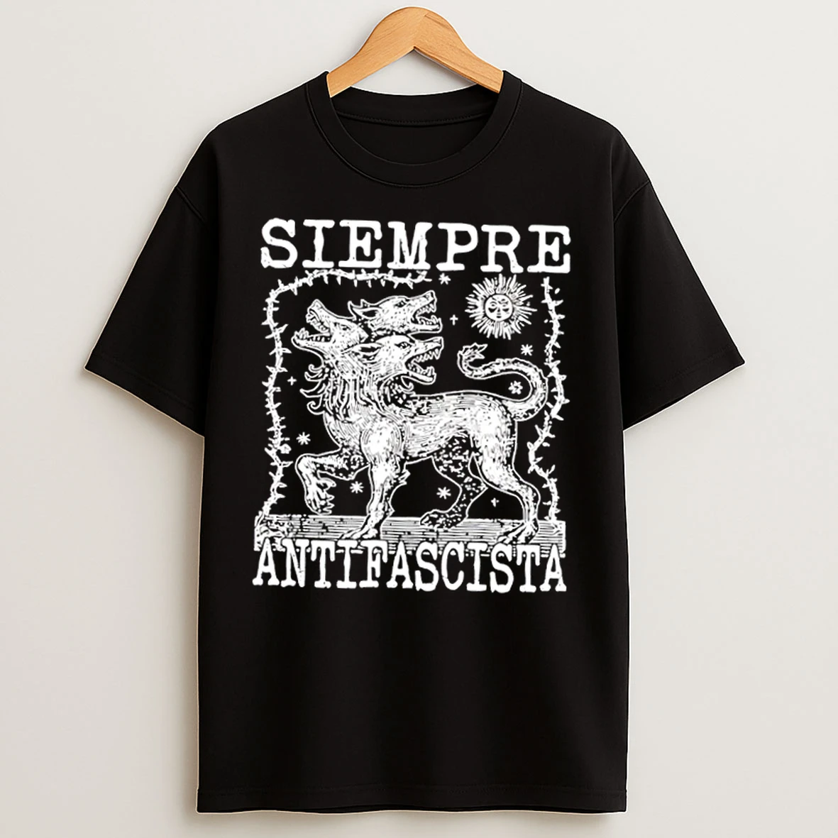 Classic Siempre Antifascista Vintage T Shirts