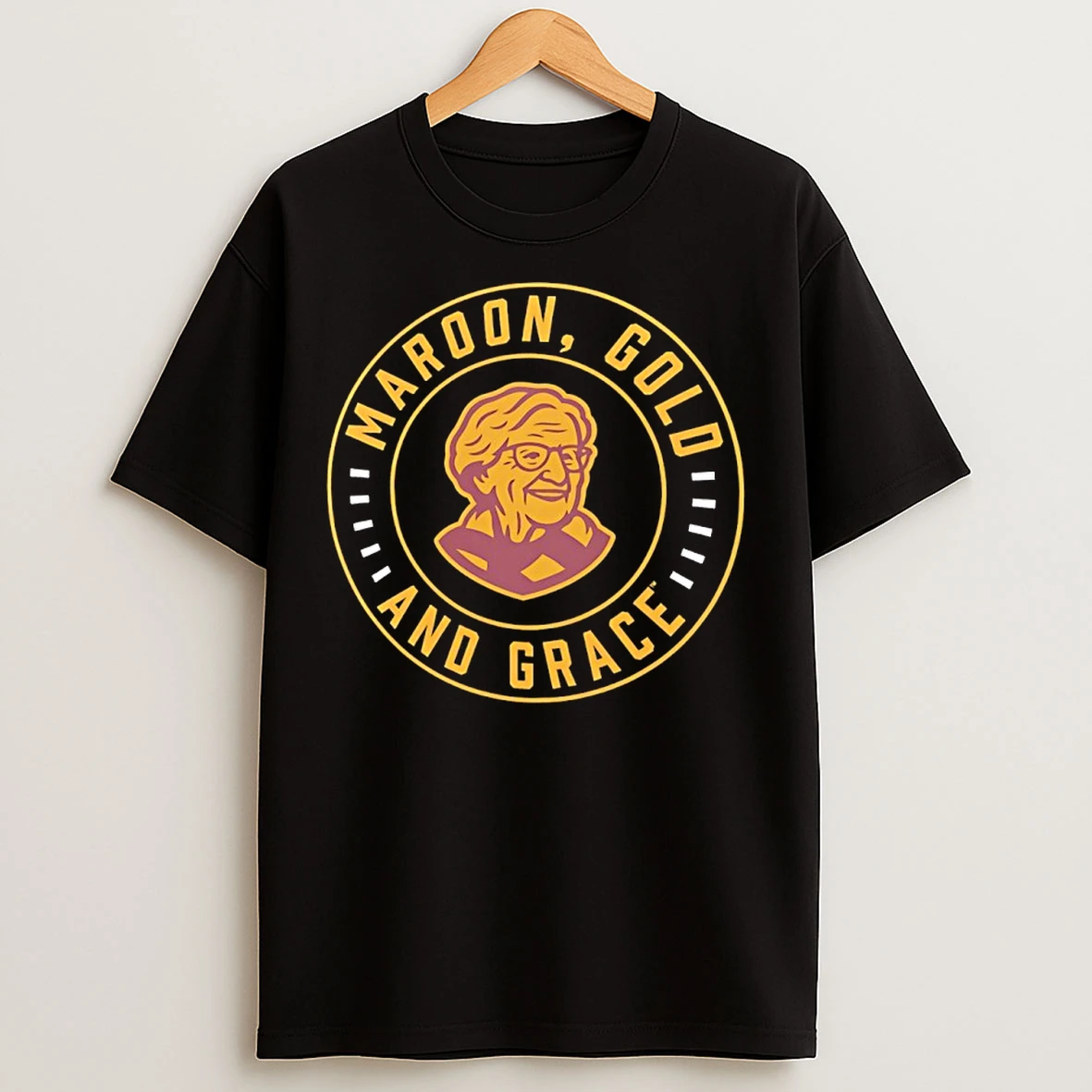Classic Sister Jean Loyola Chicago Ramblers Maroon Gold And Grace T Shirts