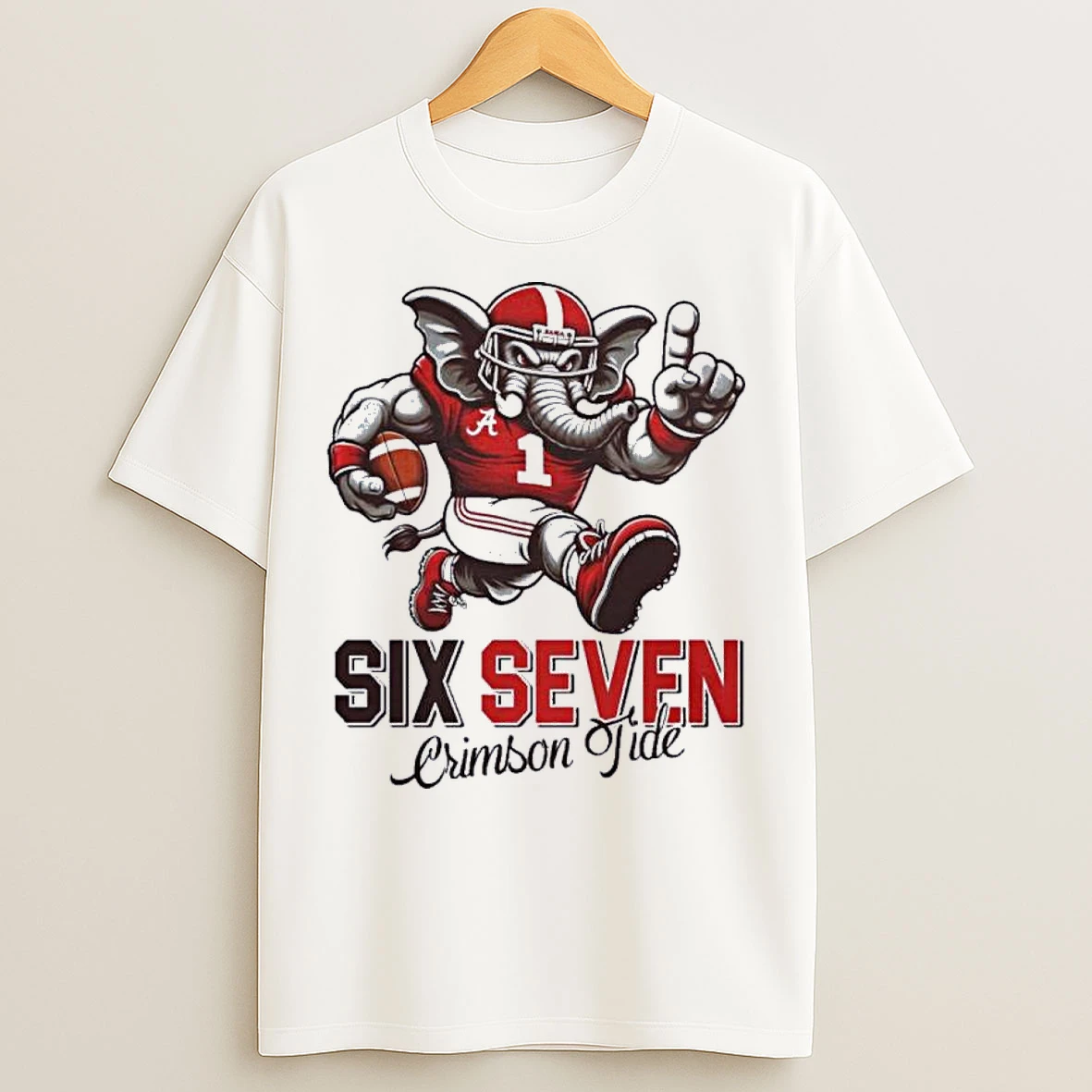 Classic Six Seven Alabama Crimson Tide T Shirts