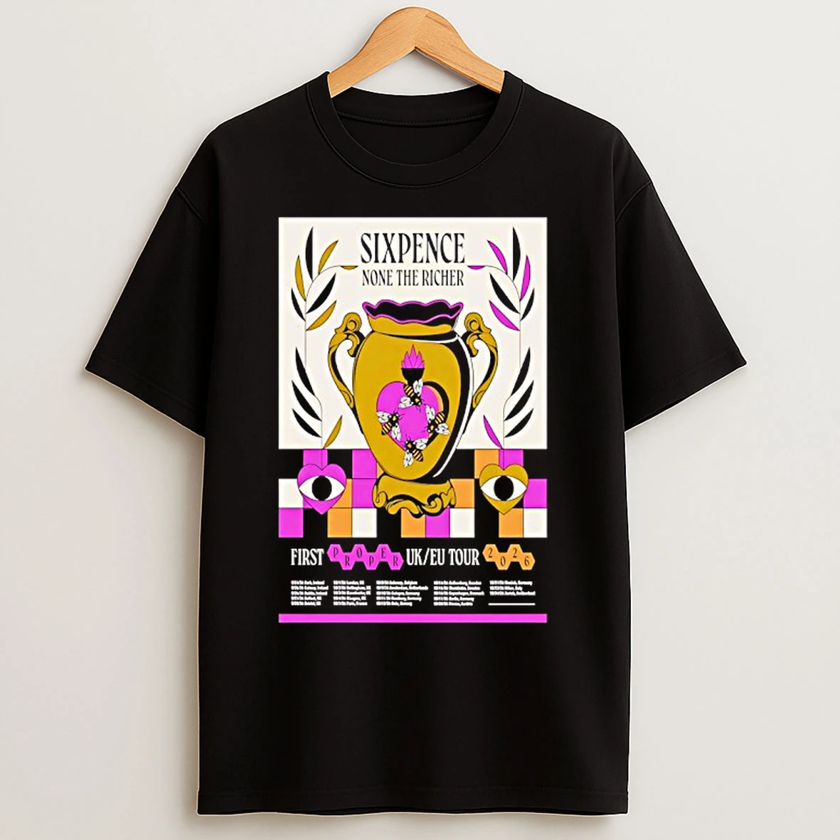 Classic Sixpence None The Richer First Proper Uk Eu Tour 2026 T Shirts