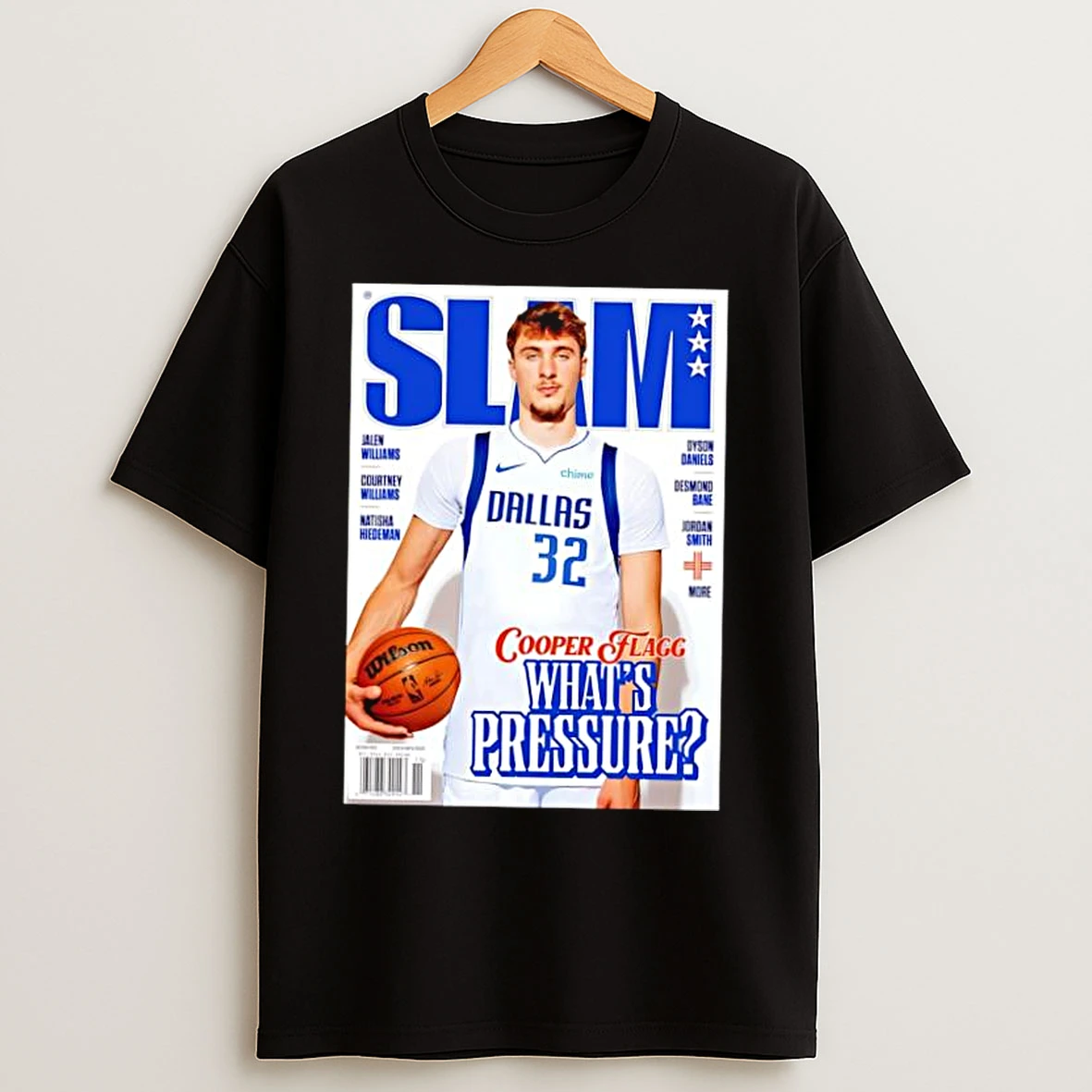 Classic Slam Cooper Flagg Magazine Whats Pressure T Shirts