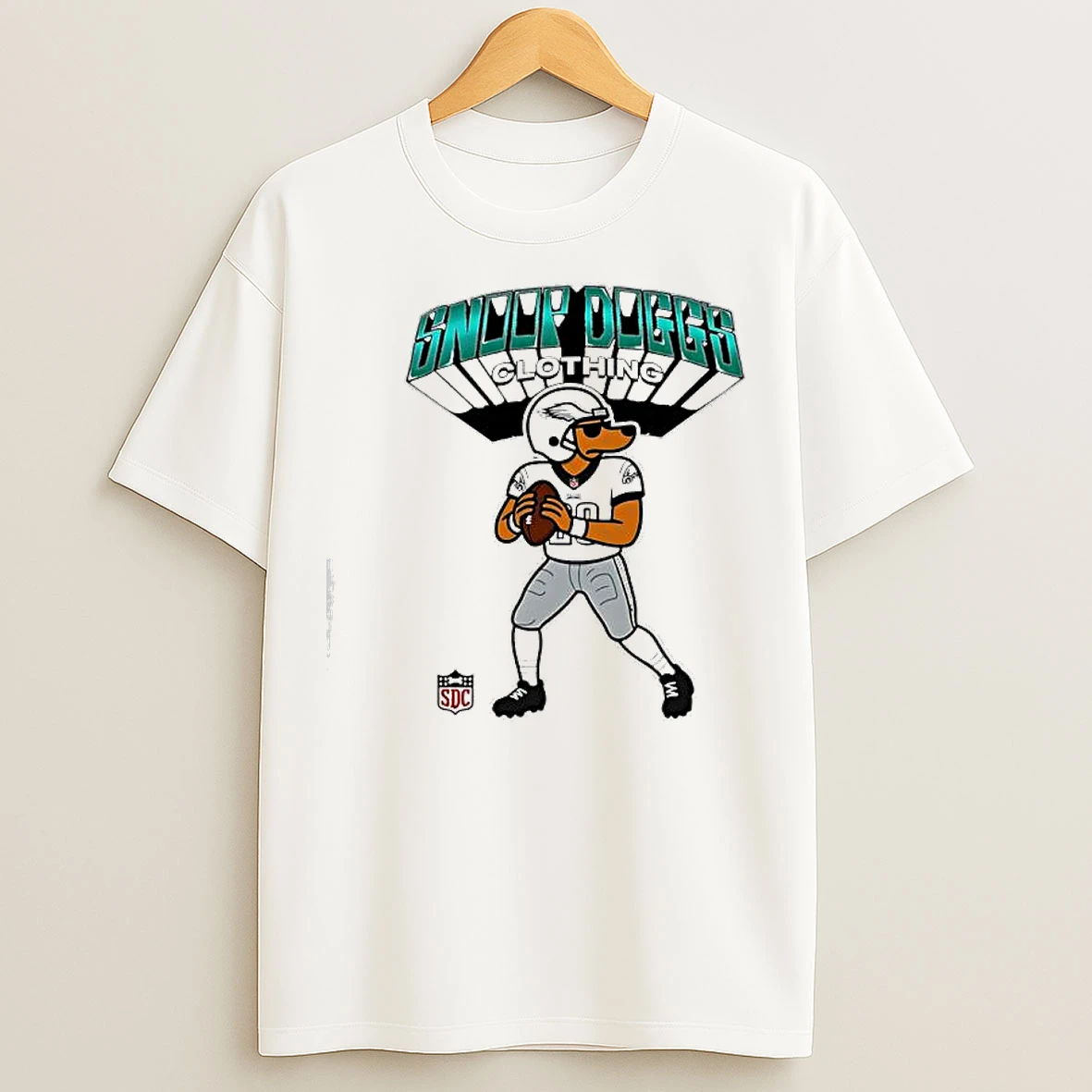 Classic Snoop Doggs Clothing Philadelphia Eagles Uniform Graphic T Shirts