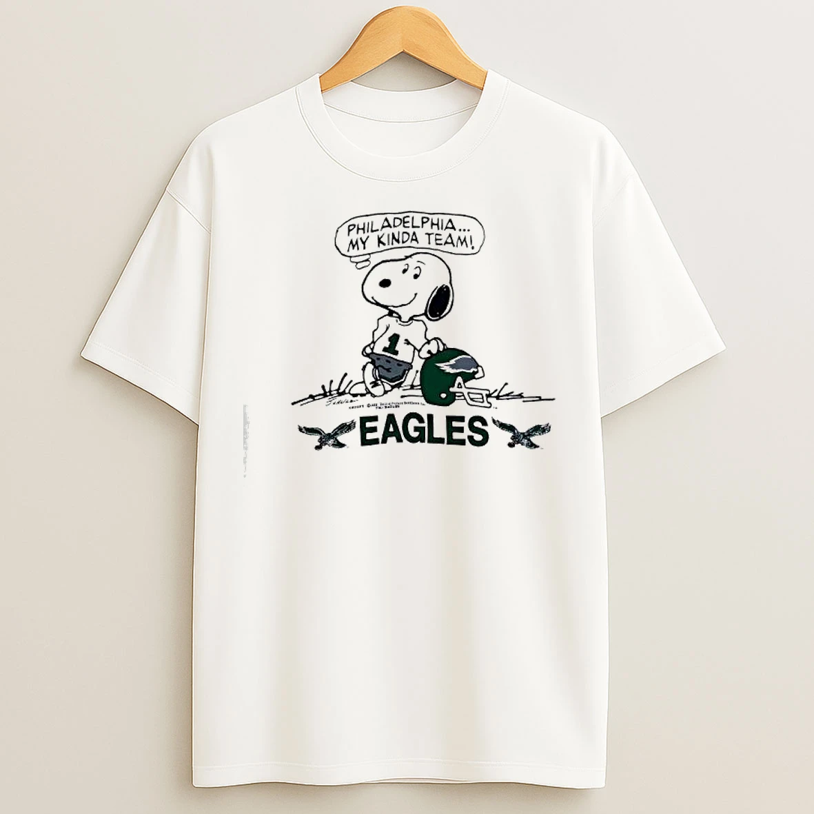 Classic Snooppy Joe Cool Philadelphia Eagles My Kinda Team T Shirts