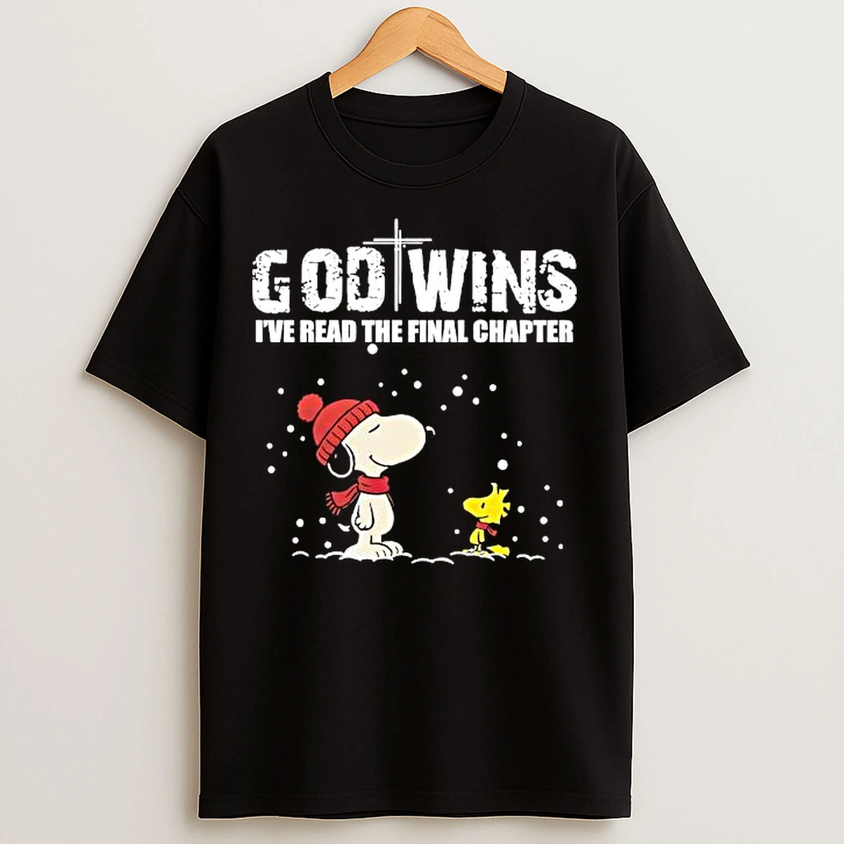 Classic Snoopy Winter God Wins Ive Read The Final Chapter T Shirts
