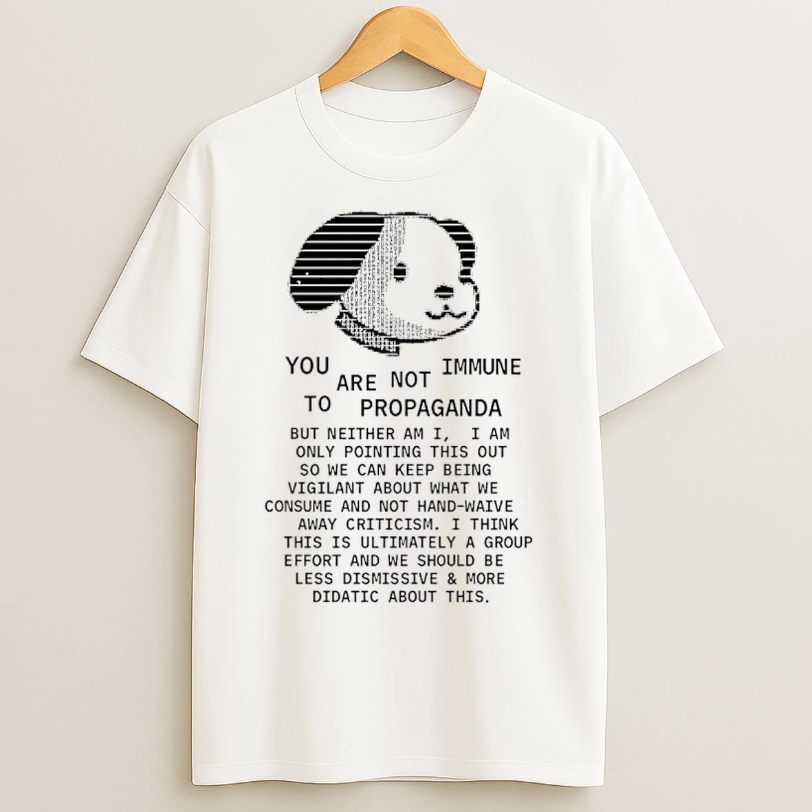 Classic Snoopy You Are Not Immune To Propaganda T Shirts