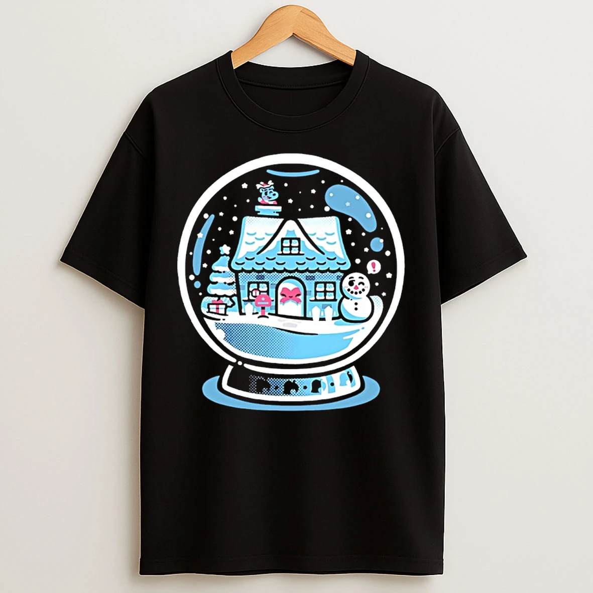 Classic Snow Globe Christmas Holiday T Shirts