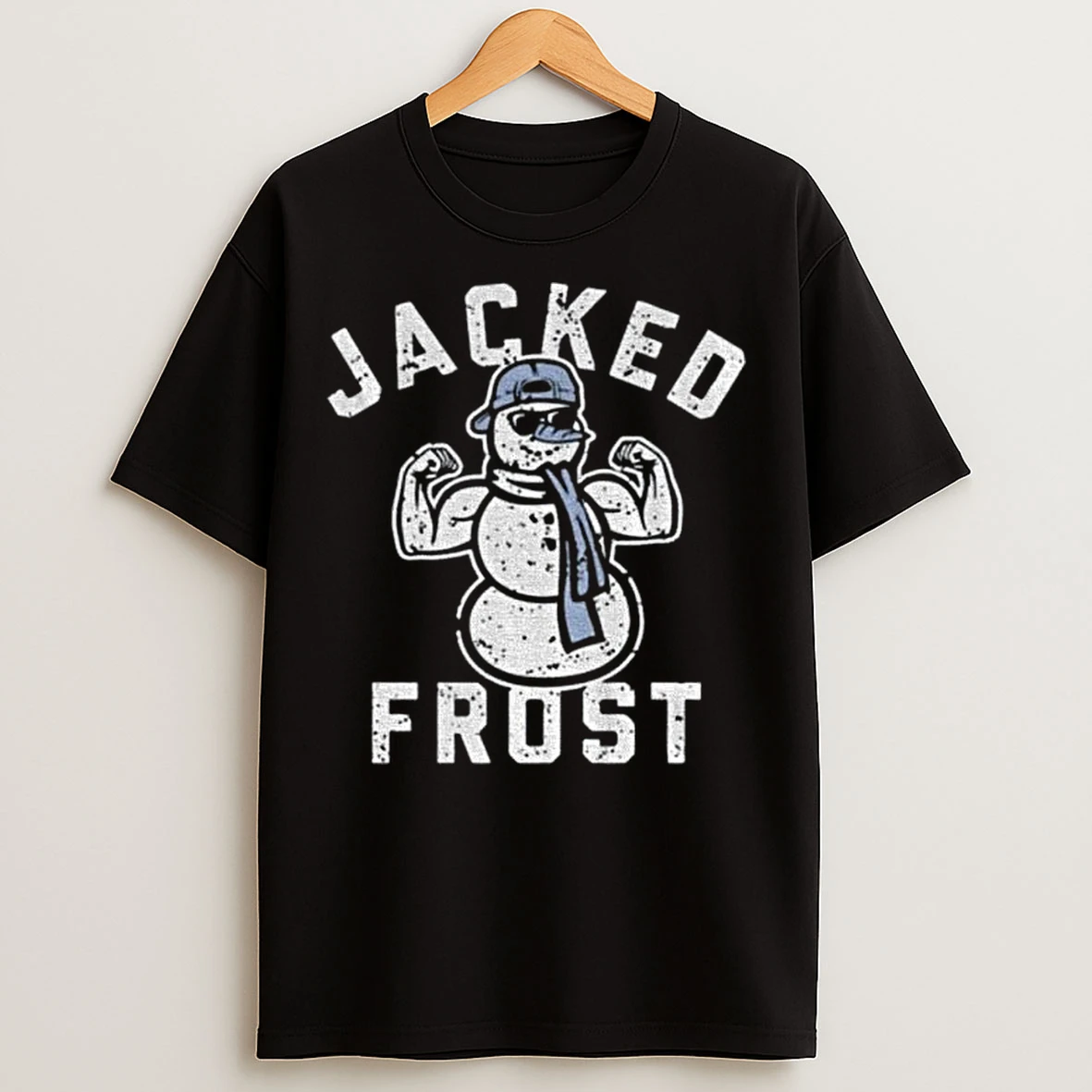 Classic Snowman Strong Jacked Frost Christmas T Shirts