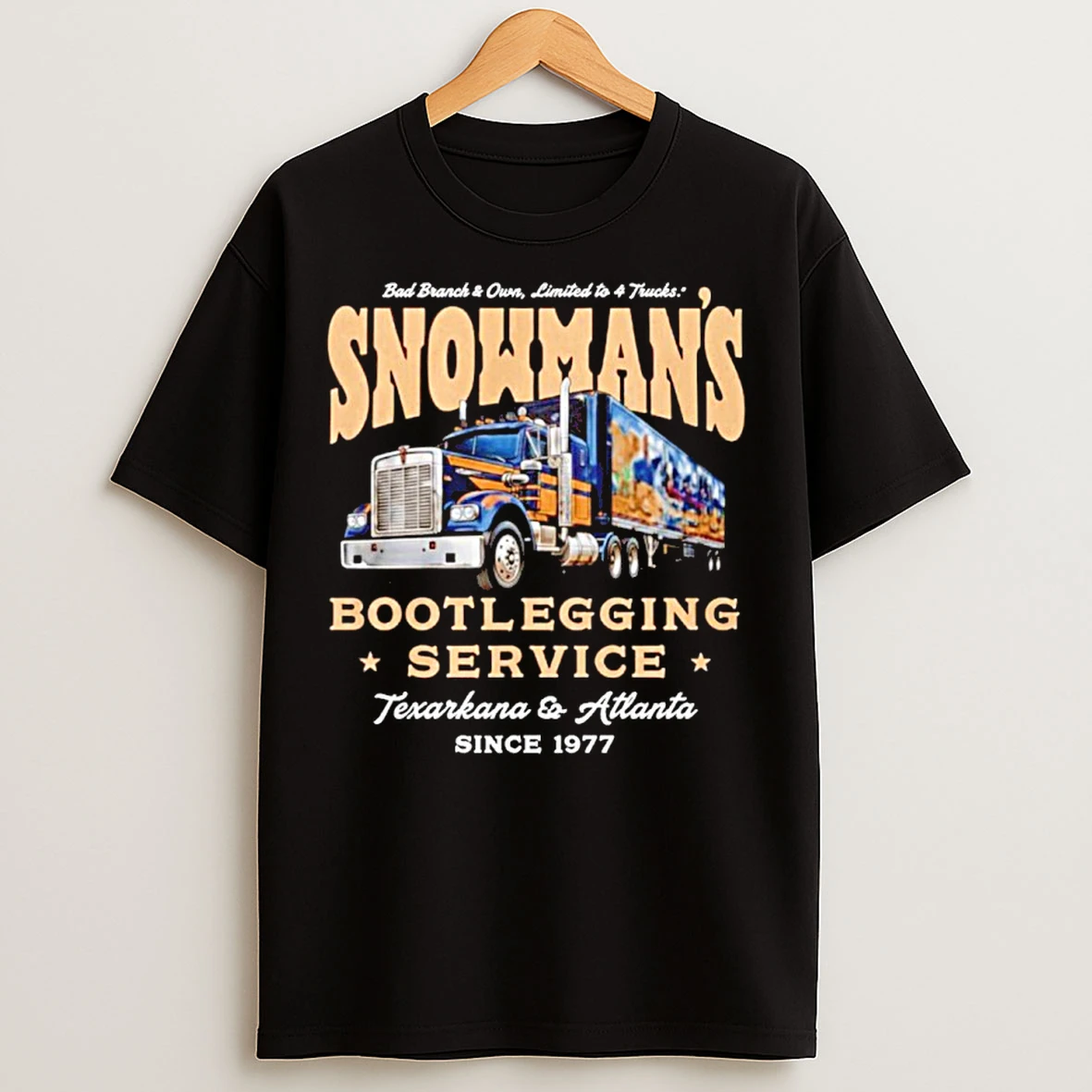 Classic Snowmans Bootlegging Service Smokey And The Bandit T Shirts