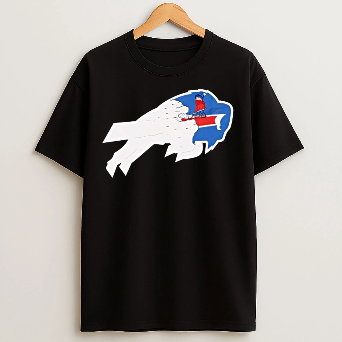 Classic Snowstorm Buffalo Bills Logo T Shirts