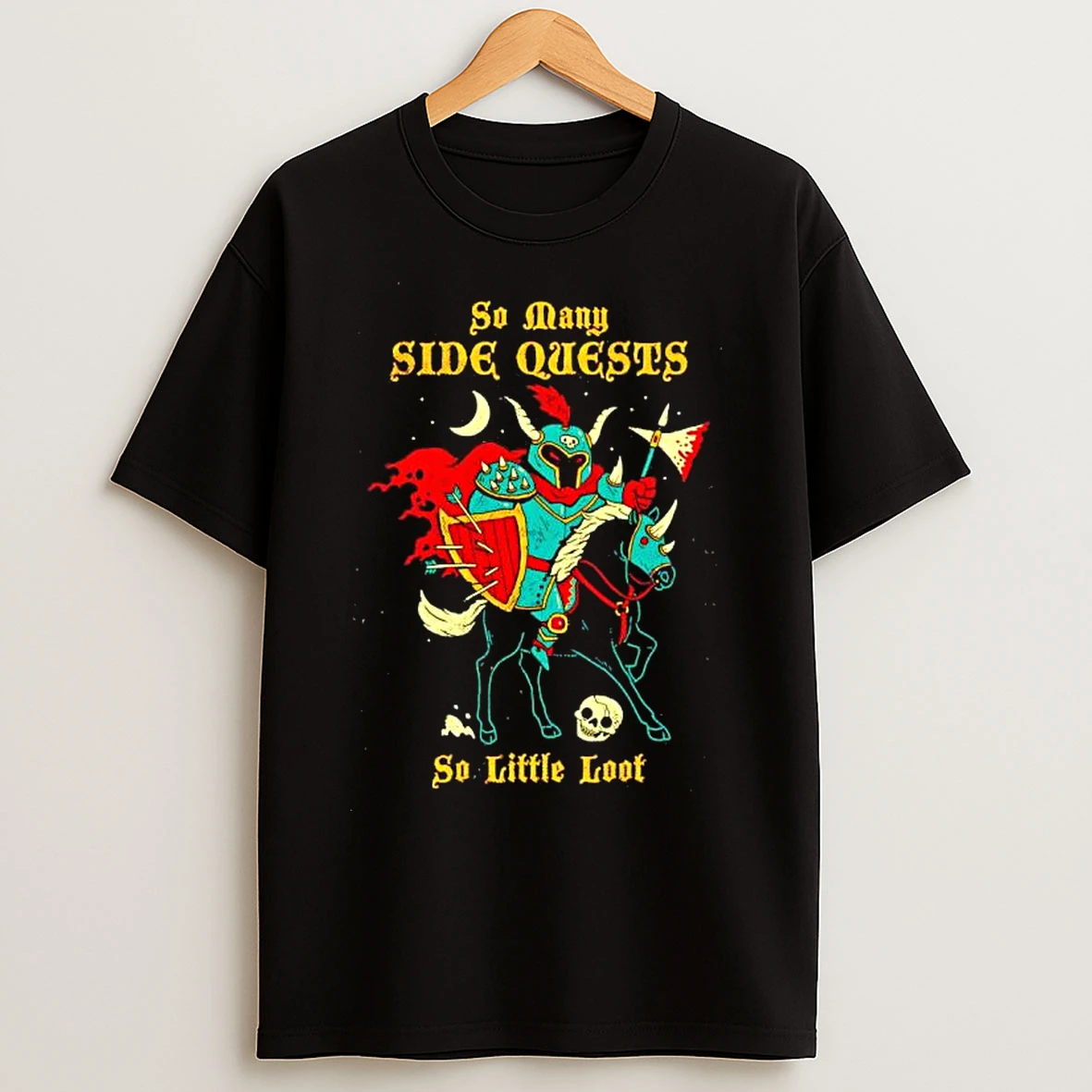 Classic So Many Side Quests So Little Loot Graphic T Shirts