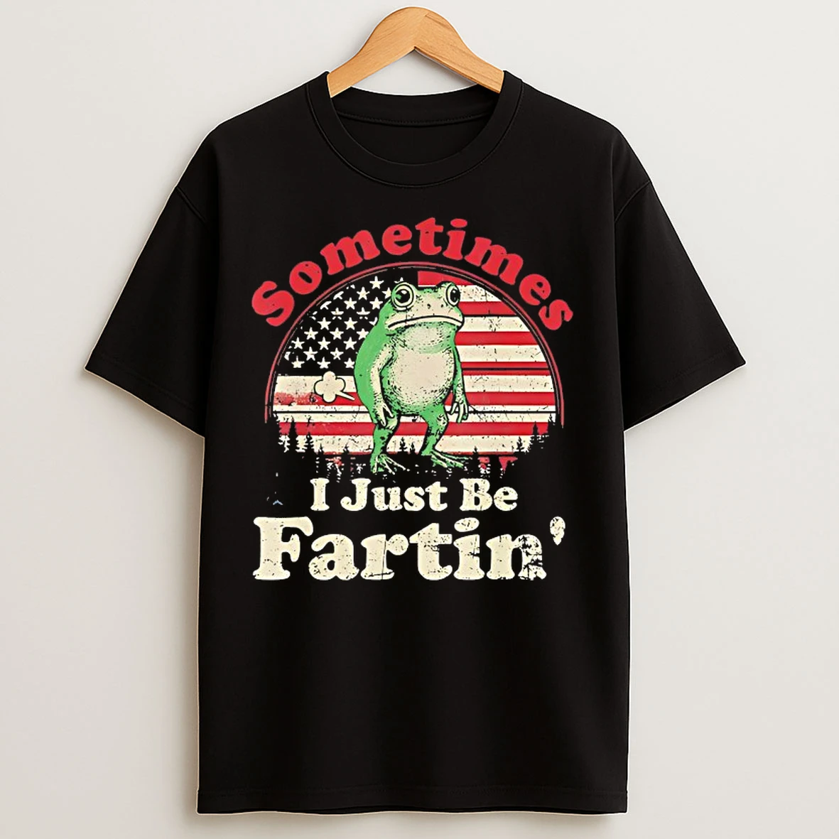 Classic Sometimes I Just Be Fartin Frog Vintage T Shirts