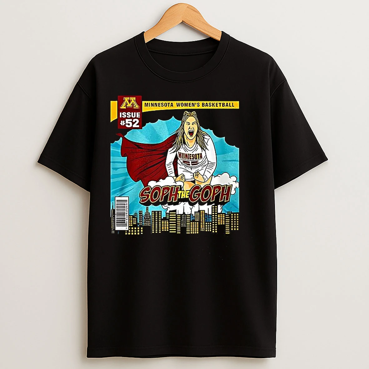 Classic Sophie Hart Minnesota Golden Gophers Soph The Goph T Shirts