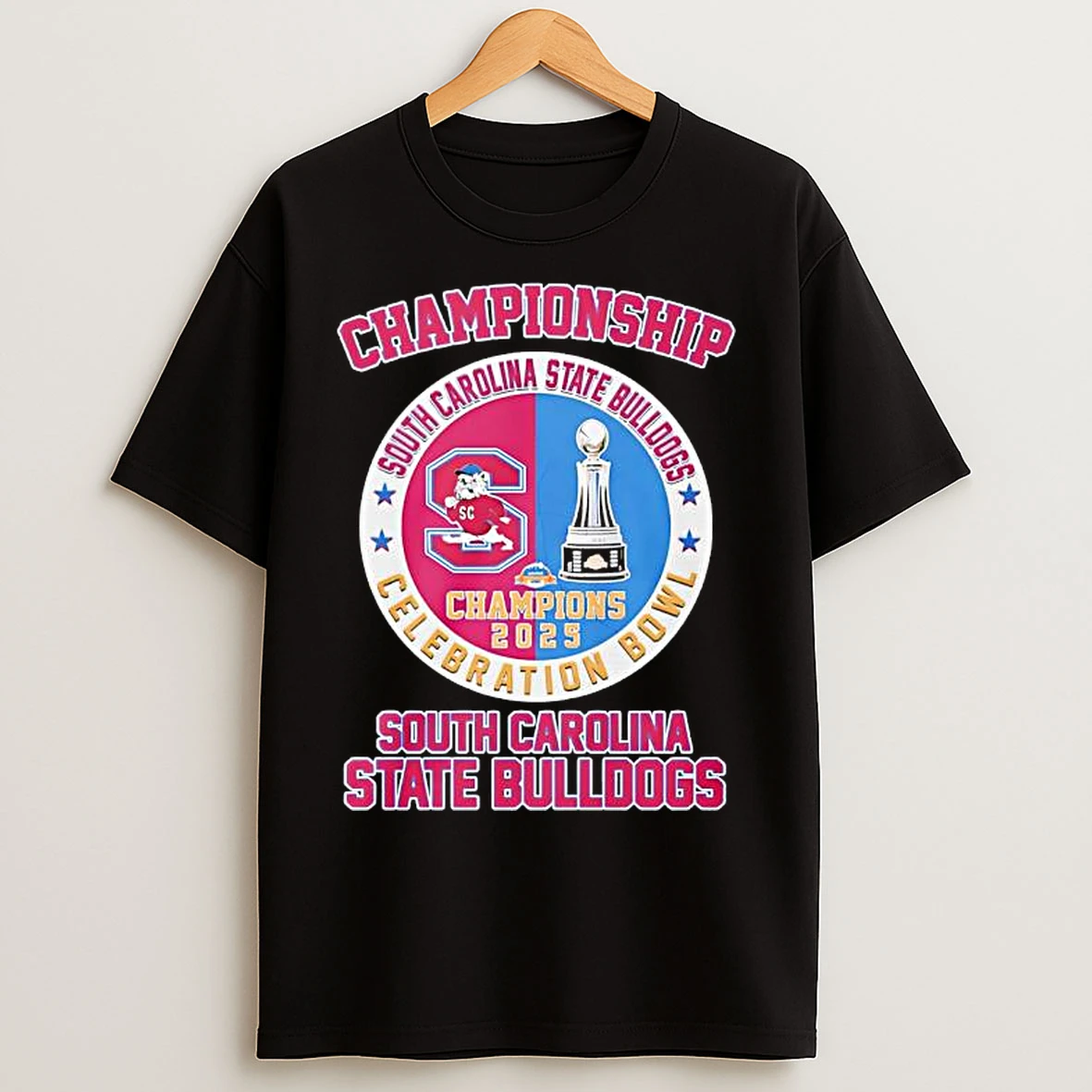 Classic South Carolina State Bulldogs 2025 Celebration Bowl Championship T Shirts