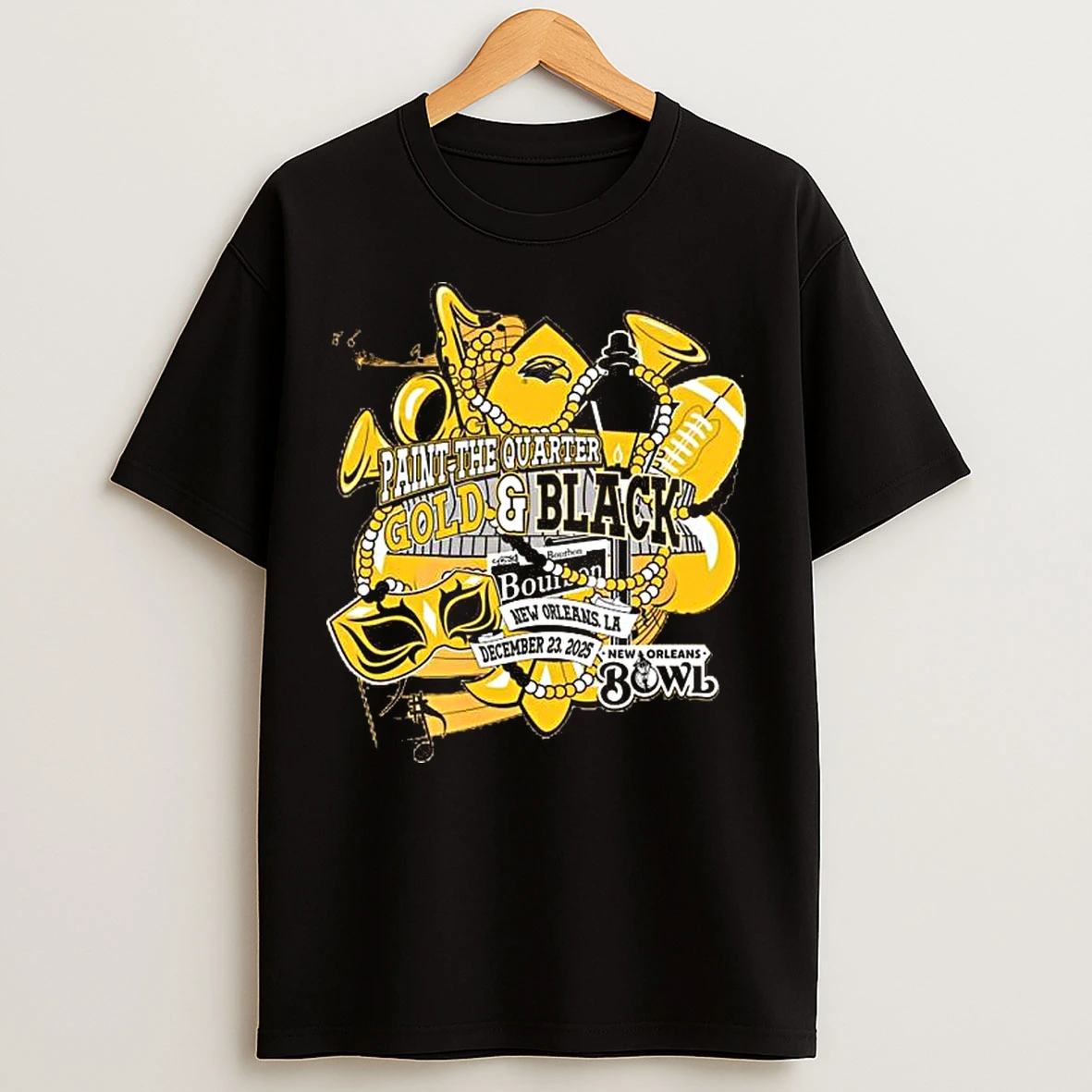 Classic Southern Miss Football 2025 New Orleans Bowl Paint The Quarter T Shirts