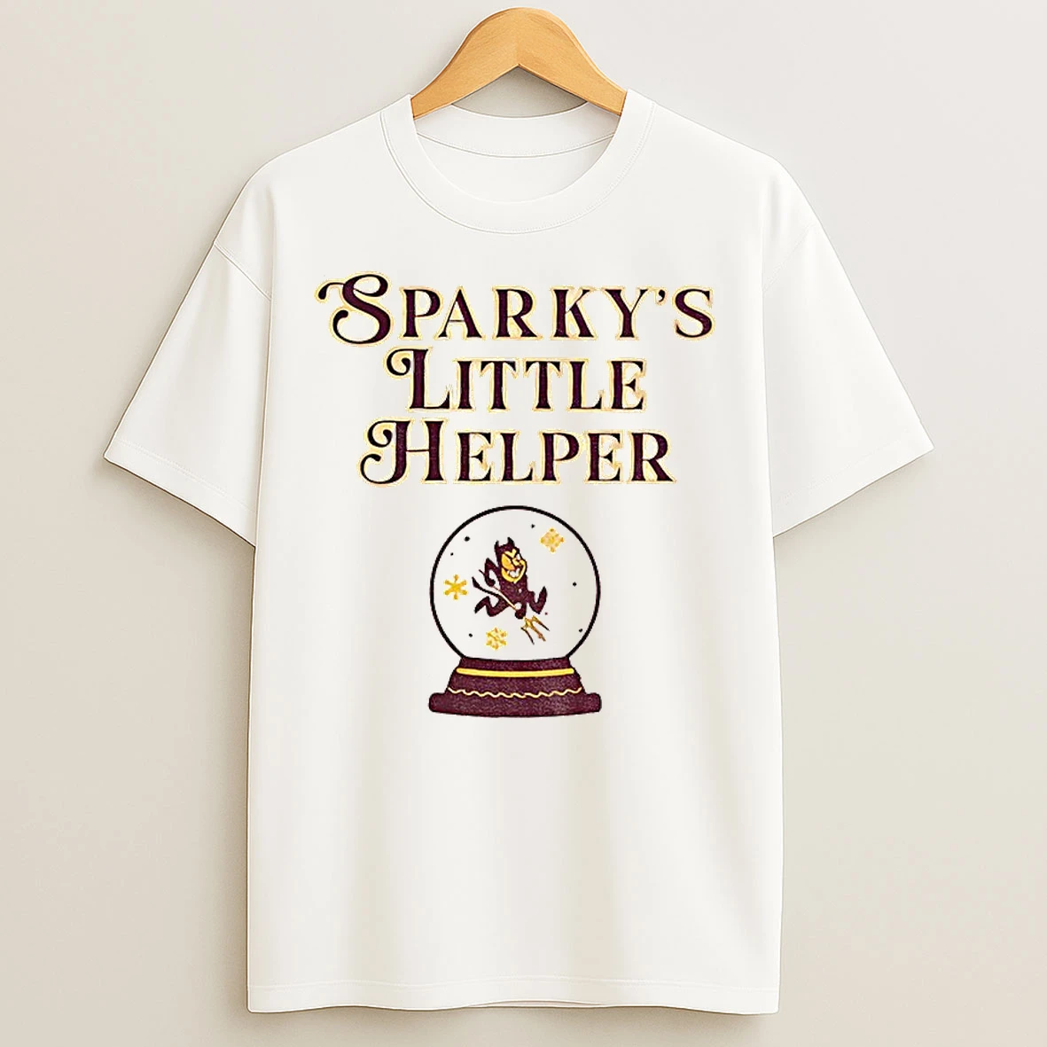 Classic Sparkys Little Helper Arizona State Sun Devils T Shirts