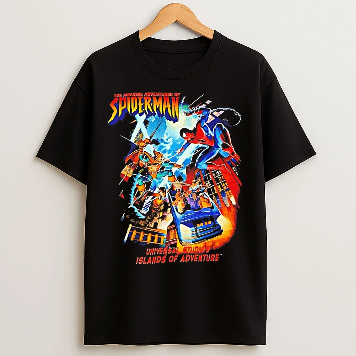 Classic Spider Man Universal Studios Islands Of Adventure T Shirts