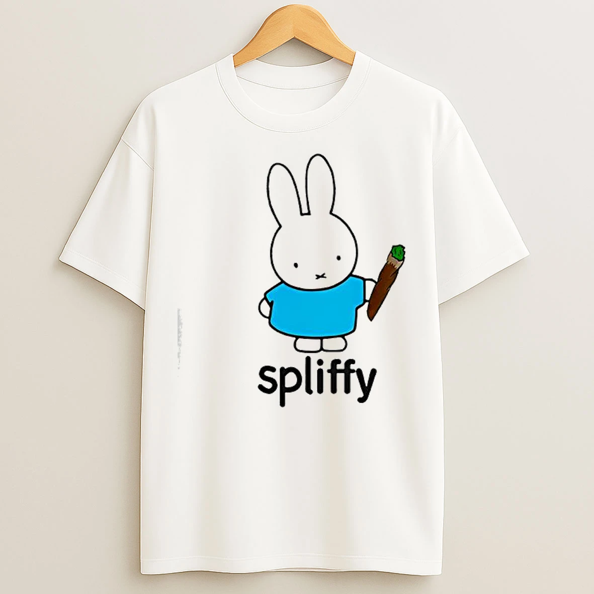 Classic Spliffy Bunny Graphic T Shirts