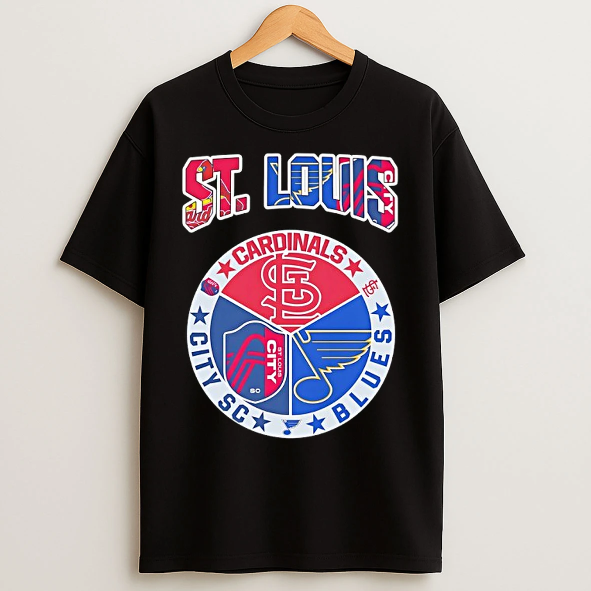 Classic St Louis In Top Cardinals St Louis Blues St Louis City Sc T Shirts