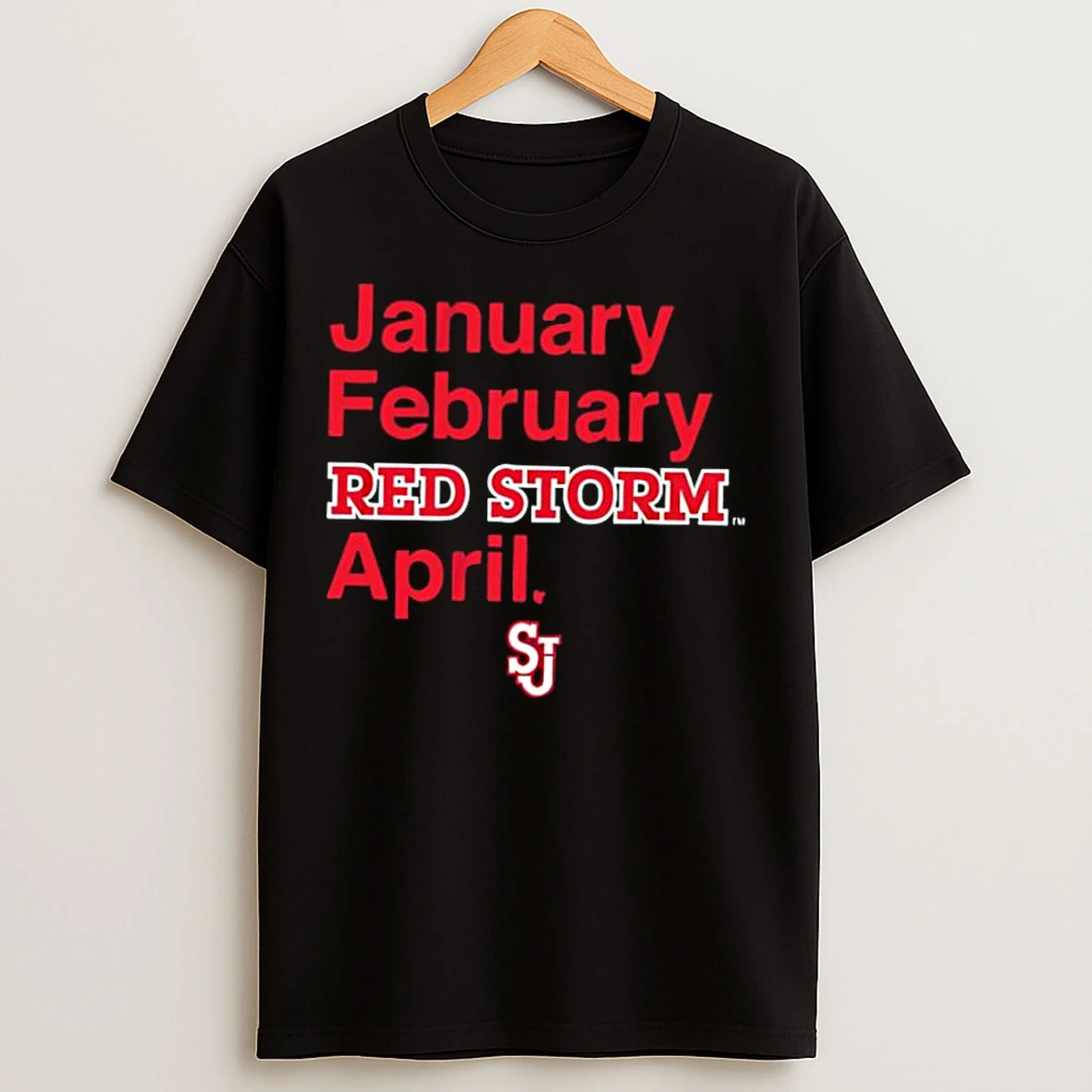 Classic St Johns Basketball January February Red Storm April T Shirts
