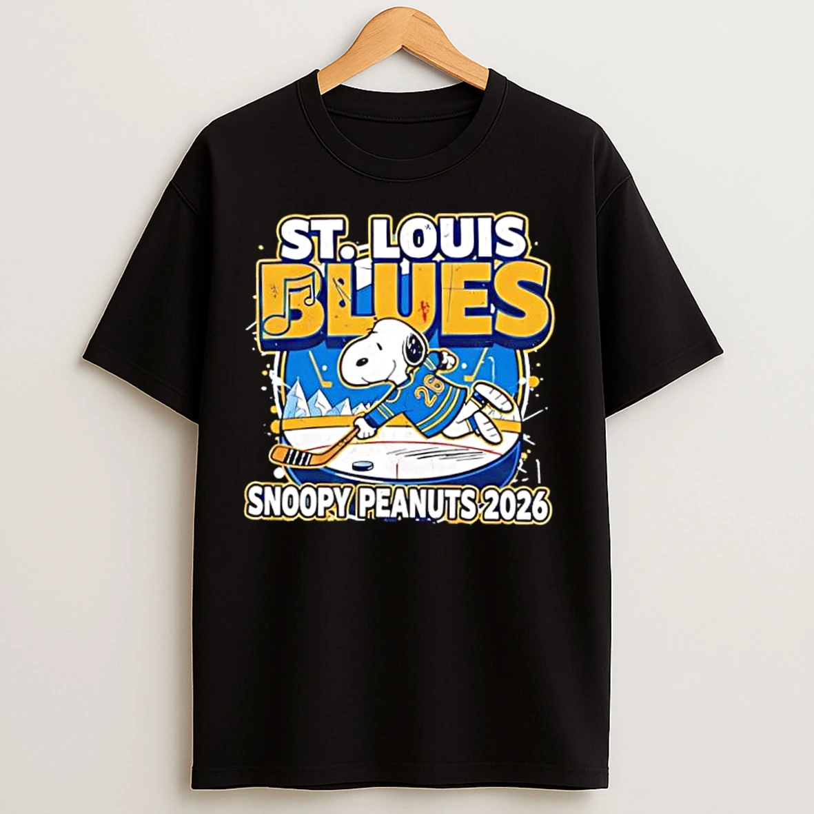 Classic St Louis Blues Snoopy Peanuts 2026 T Shirts