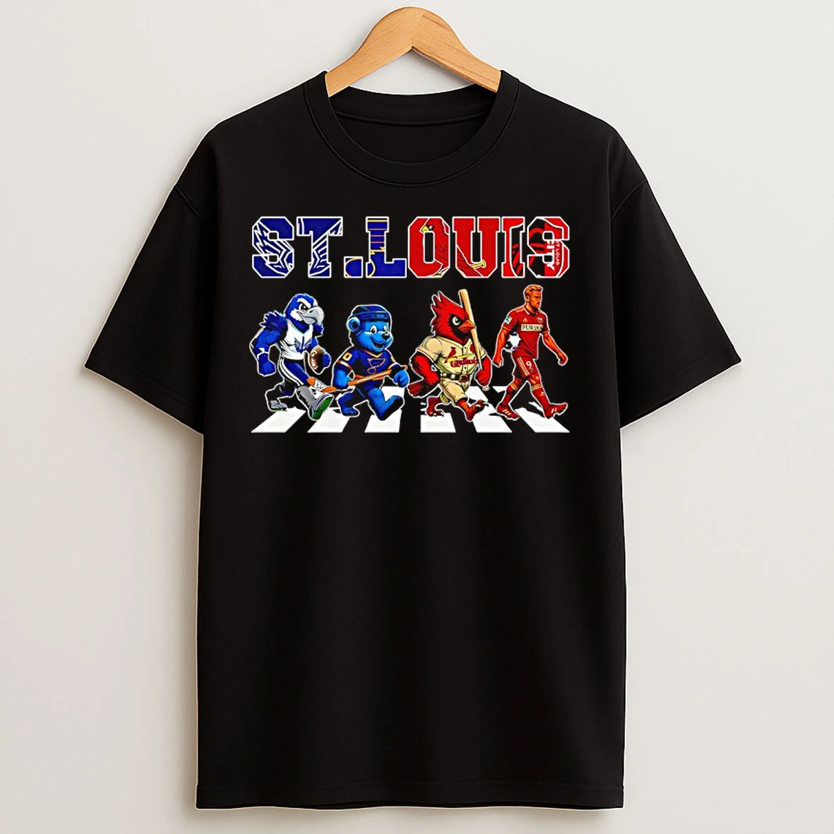 Classic St Louis Sports Team Abbey Road Signatures T Shirts
