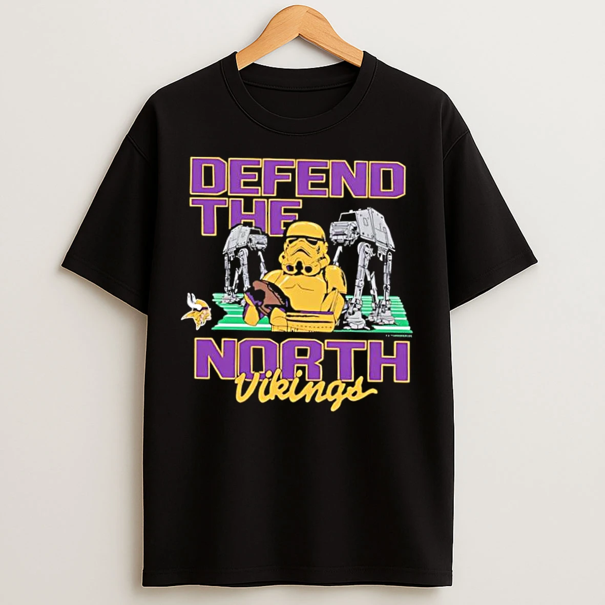 Classic Star Wars Defend The North Minnesota Vikings Nfl T Shirts