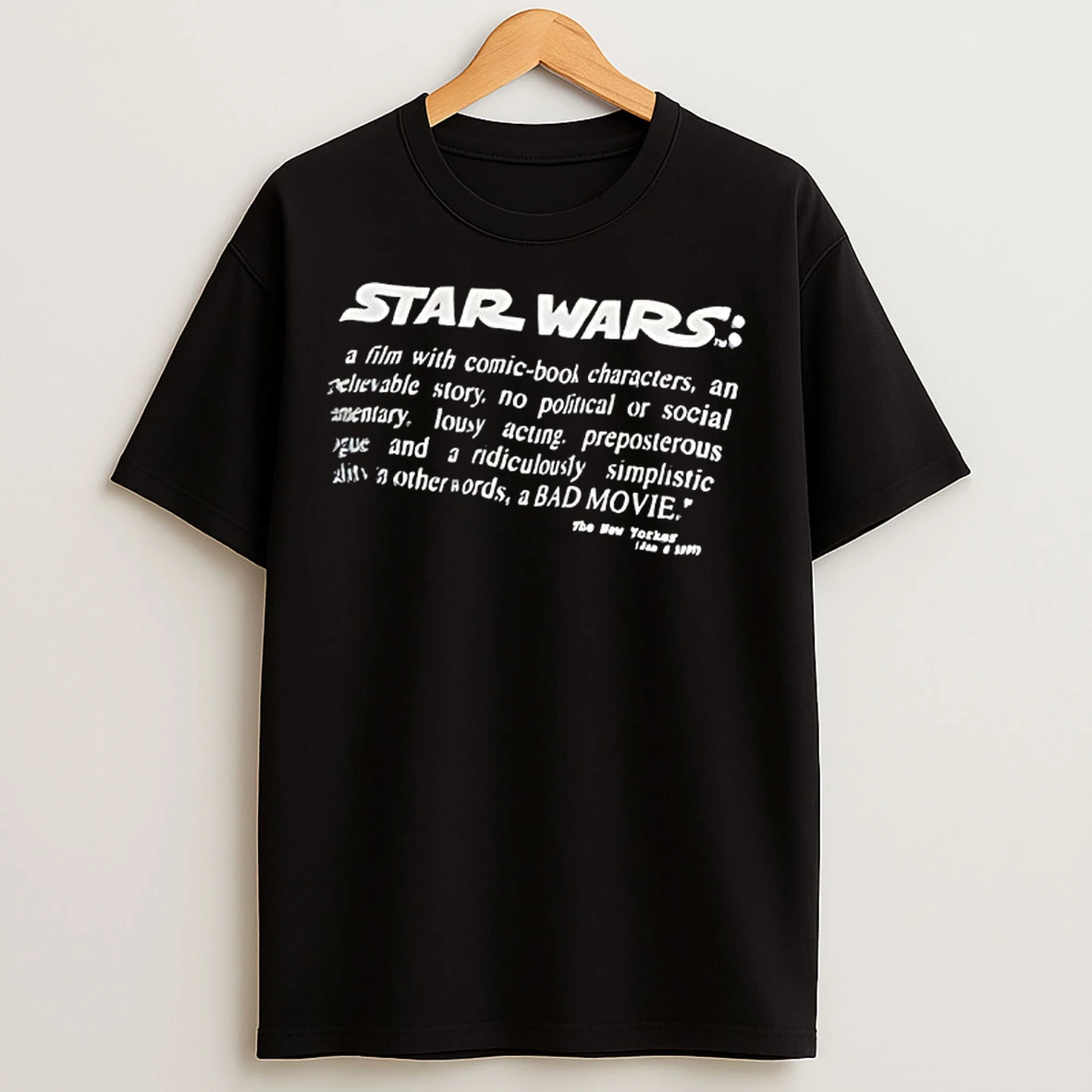 Classic Star Wars Film The New Yorker Magazine T Shirts