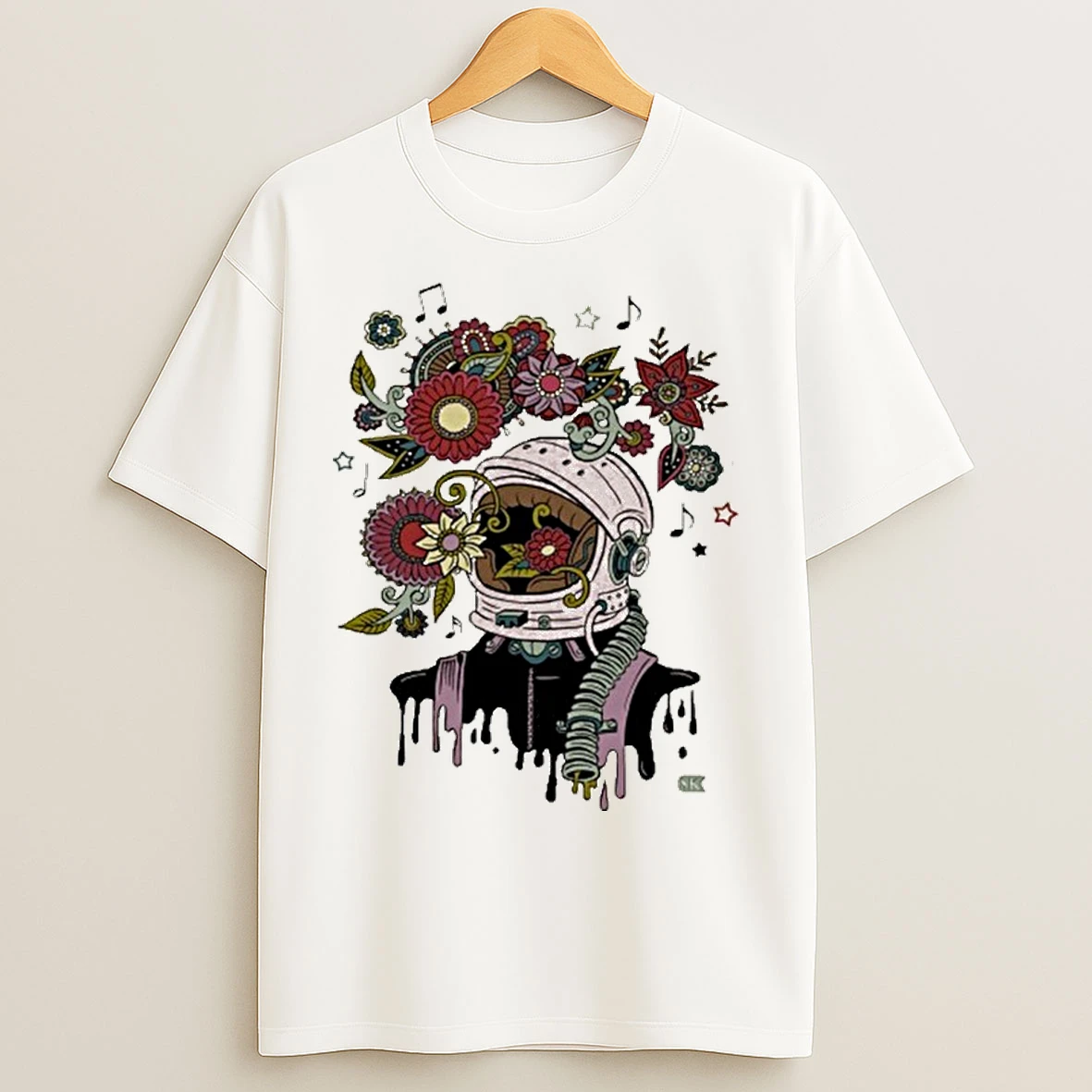 Classic Starkid Space Hippie Helmet T Shirts