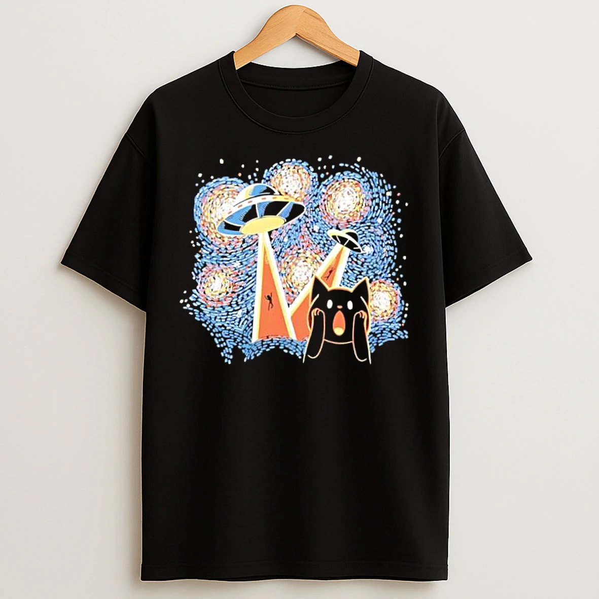 Classic Starry Night Aliens Tobe Fonseca Stylish T Shirts