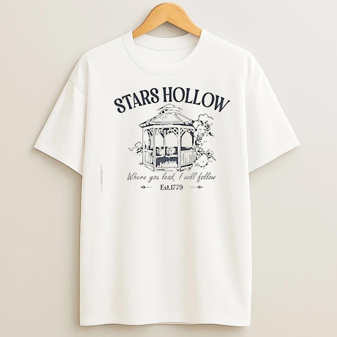 Classic Stars Hollow Where You Lead I Will Follow Est 1779 T Shirts